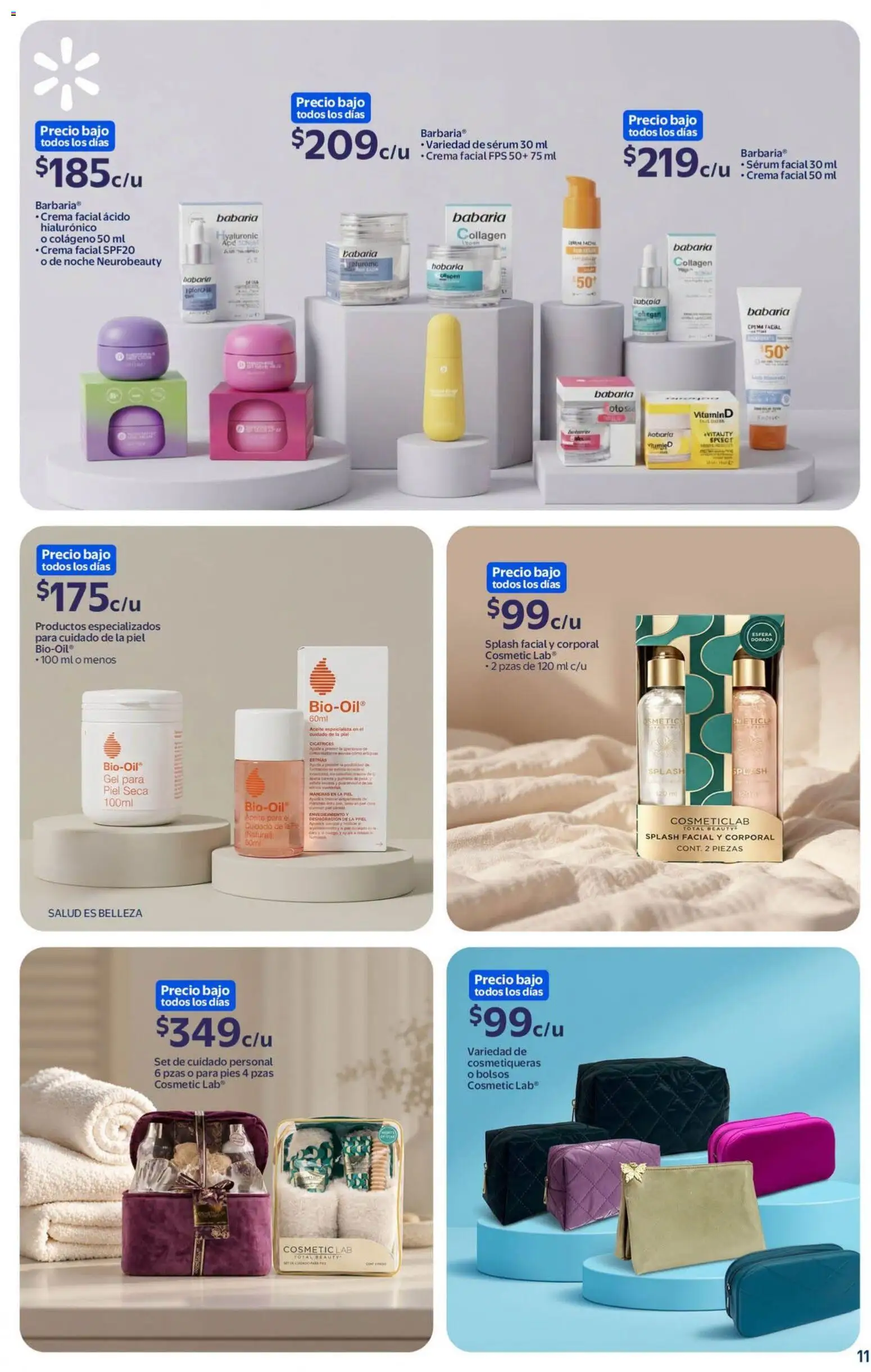 Nuevas ofertas de Walmart válidas en toda la República Mexicana desde el 18/09/2026. ¡Encuentra las mejores ofertas en Walmart folleto Tu rutina K-Beauty a precios bajos.! | Página: 11 | Productos: Serum, Crema, Crema facial