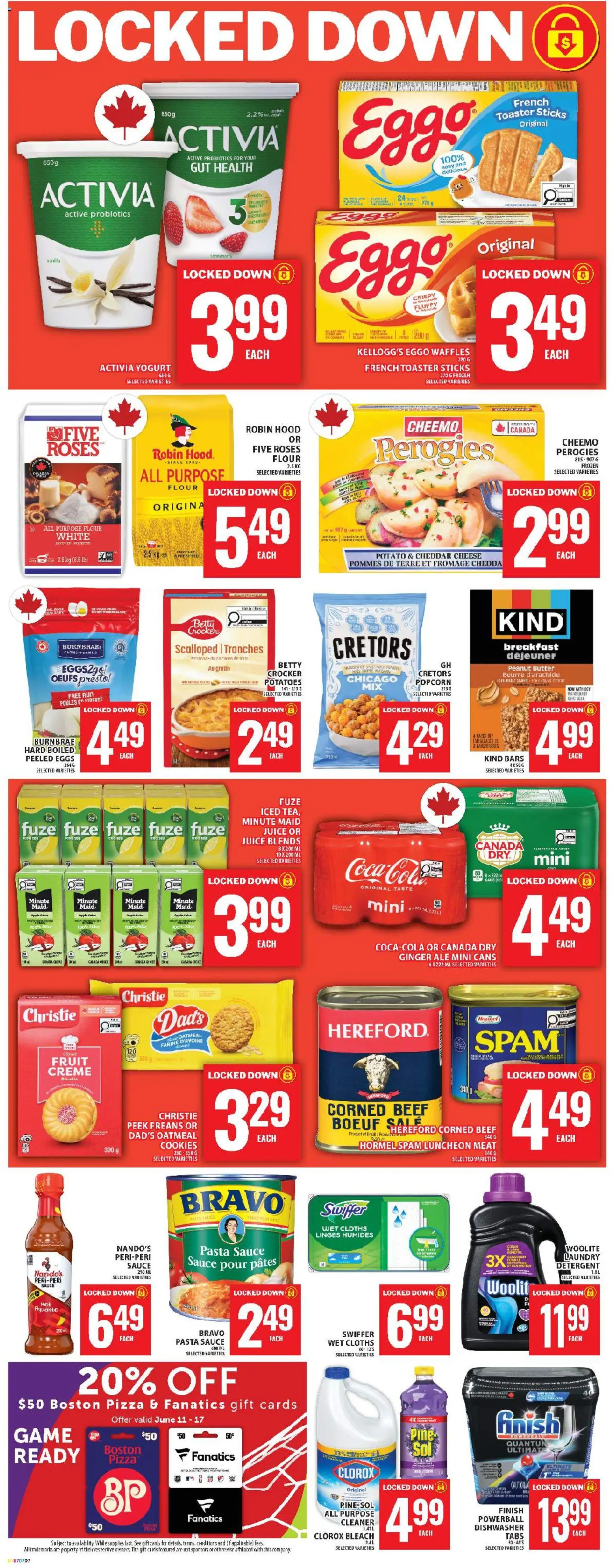 Food Basics flyer valid from 11.06.2026 | Page: 11 | Products: Game, Toaster, Butter, Eggs