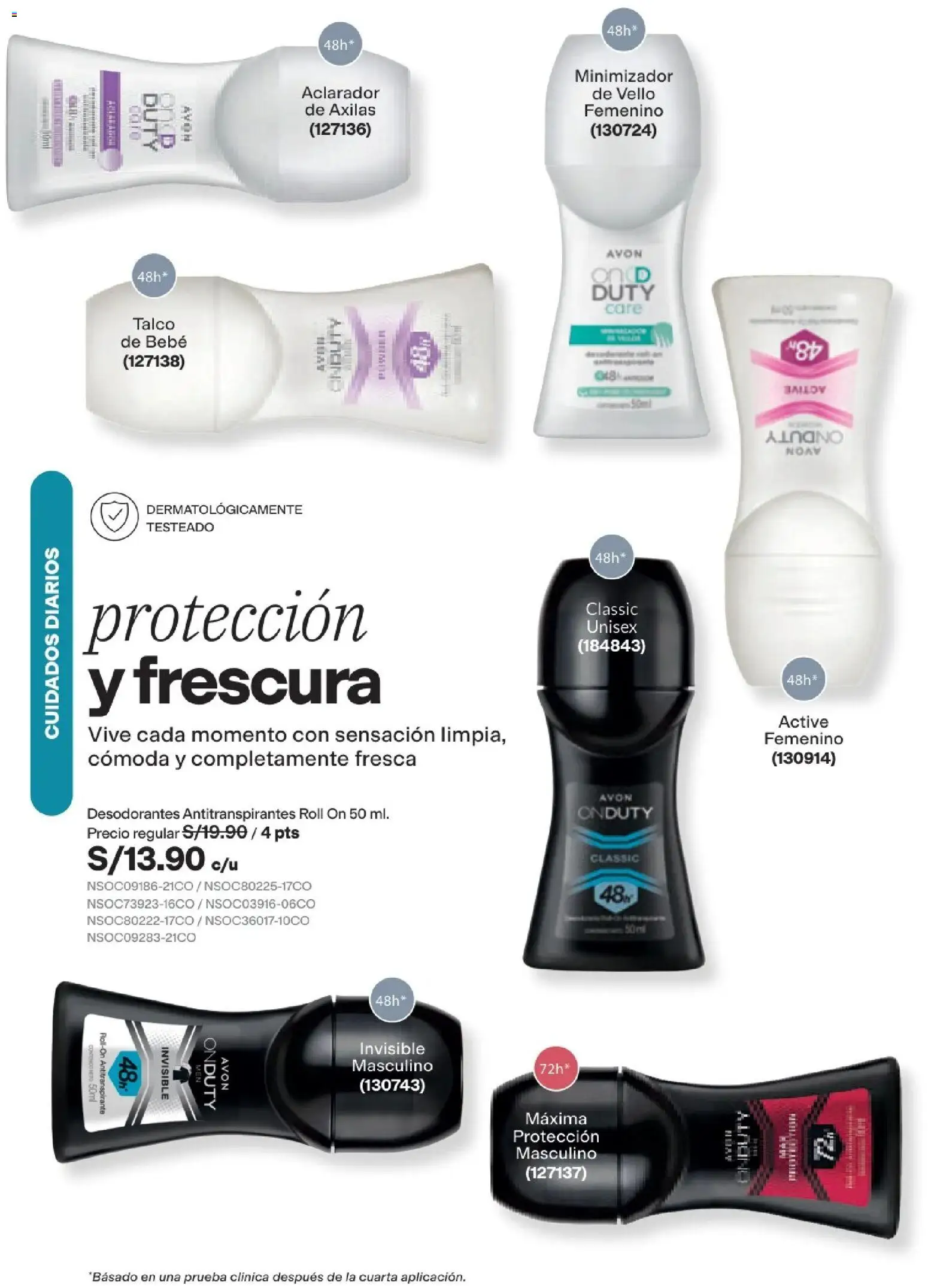 Catálogo Avon válido desde 29/08/2026 | Página: 153 | Productos: Antitranspirante, Cómoda