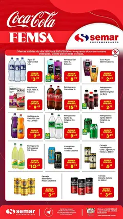 Semar Supermercado ofertas Femsa - Pré-Visualização do folheto da loja Semar Supermercado, válido de 15/10/2026