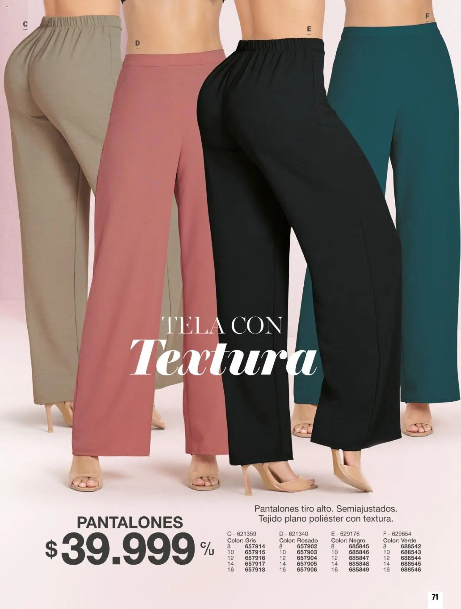 Carmel revista - valida desde el 11/08/2026 | Página: 71 | Productos: Pantalones