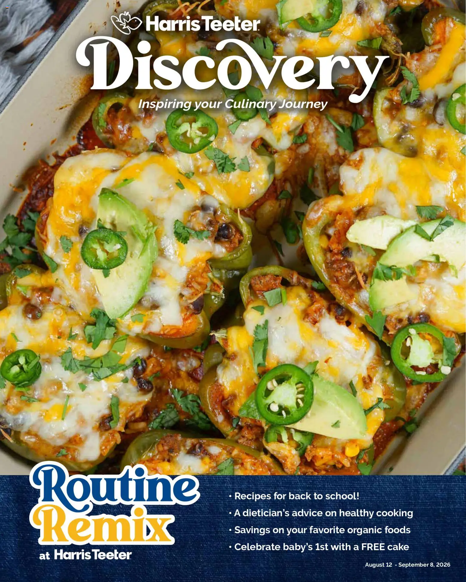 Harris Teeter Monthly Ad - valid from 08/12/2026 | Page: 1 | Products: Cake