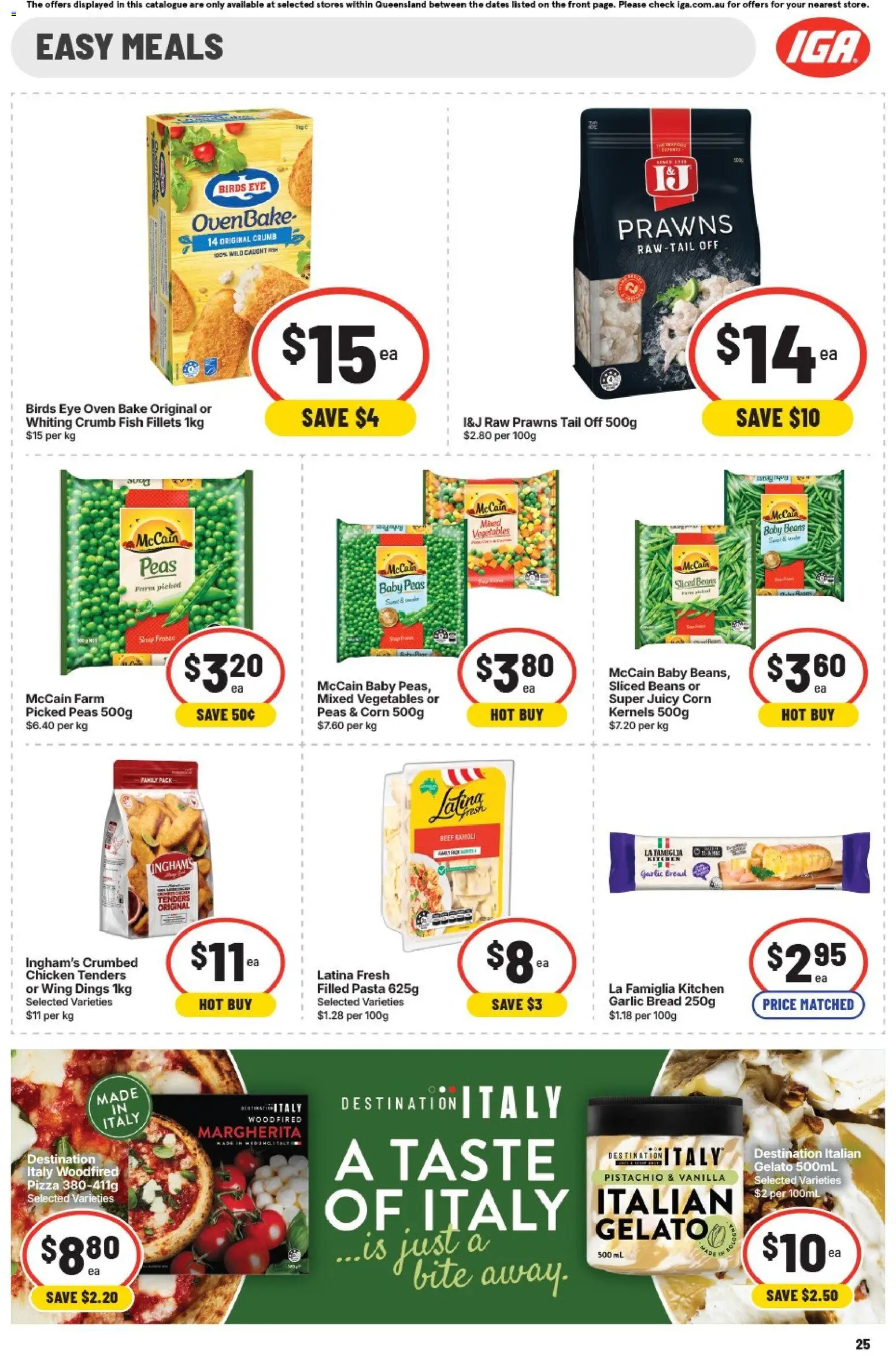 IGA catalogue - valid from 20.05.2026 | Page: 24 | Products: Bread, Fish, Pasta, Prawns
