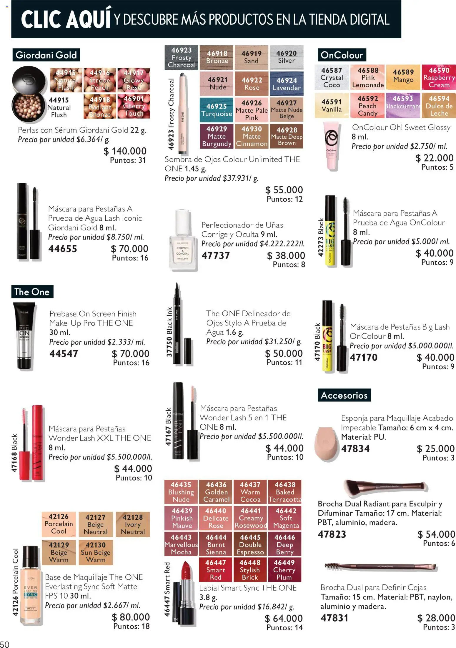 Oriflame revista - valida desde el 12/09/2026 | Página: 50