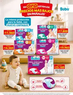 Ara catálogo -  Vista previa de la revista de la tienda Ara valido desde el 03/09/2026 | Página: 7 | Productos: Pañales