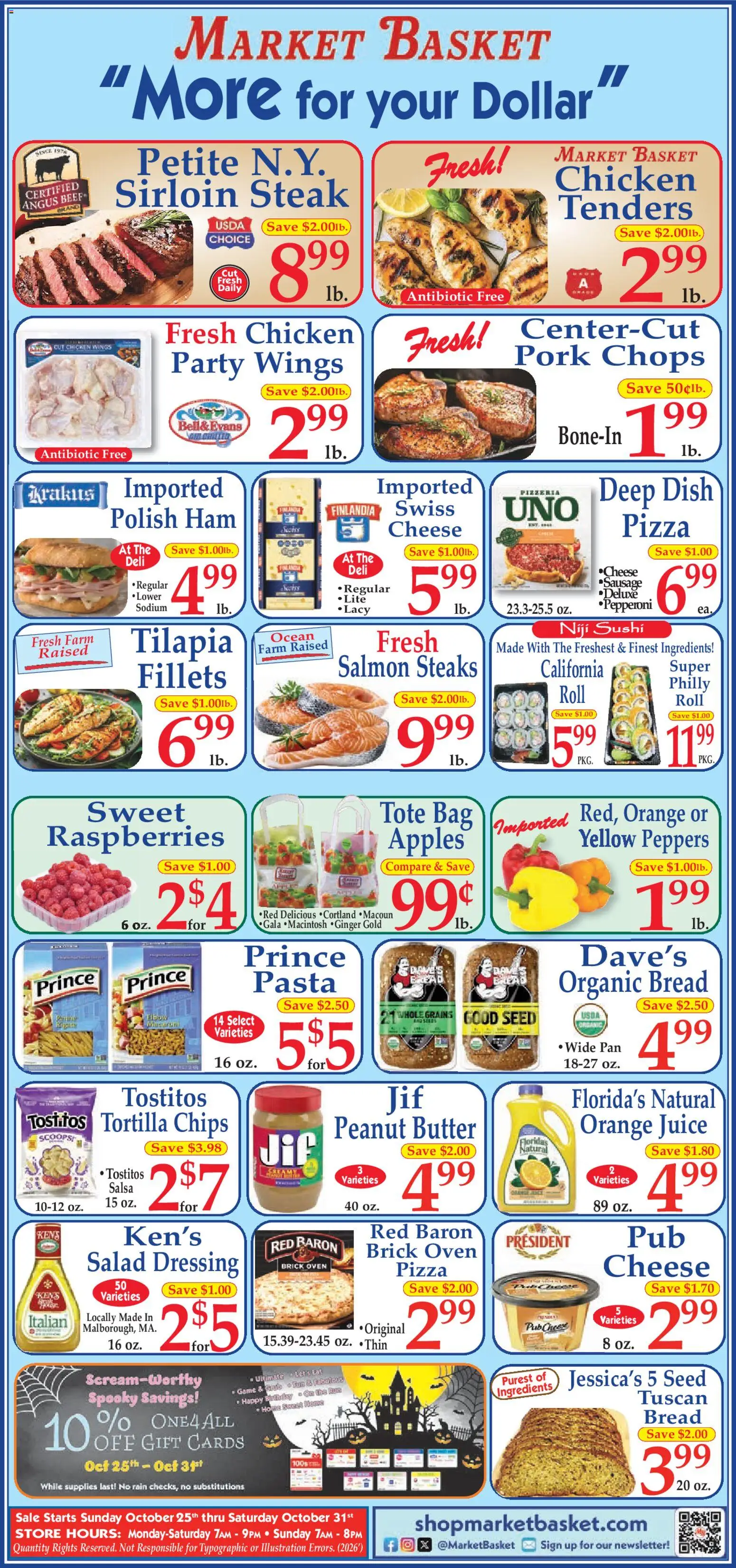 Market Basket Ad - valid from 10/25/2026 | Page: 1
