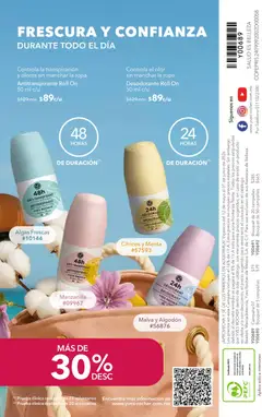 Vista previa de Yves Rocher campaña 7 2026, nuevo folleto de la tienda, válido en México a partir del 12.05.2026 | Página: 118 | Productos: Antitranspirante, Algodón, Teléfono, Campana