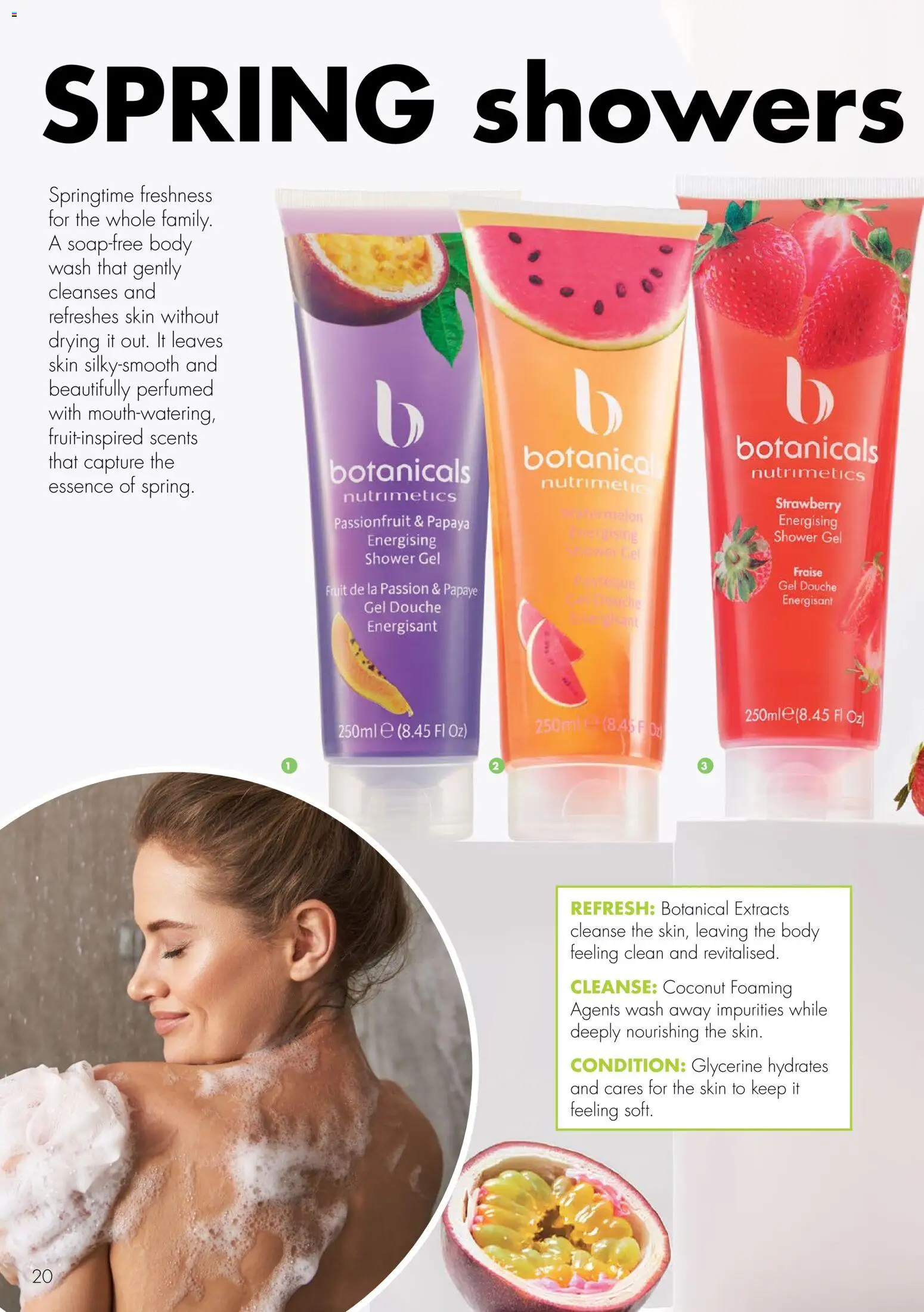 Nutrimetics catalogue - valid from 16/08/2026 | Page: 20 | Products: Shower, Shower gel, Fruit, Coconut