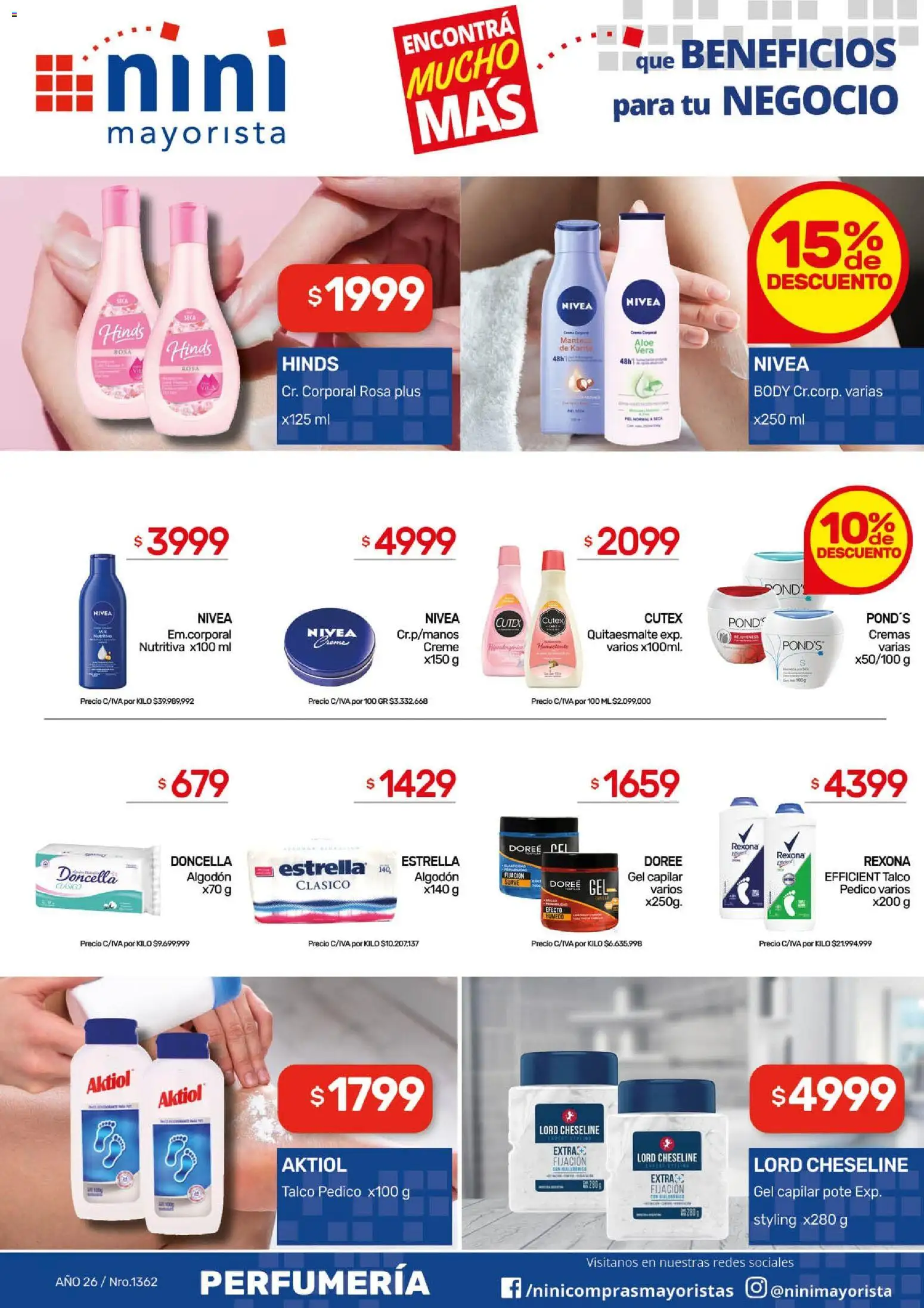 NINI Mayorista ofertas │ válido desde el 01.06.2026 | Página: 7 | Productos: Algodón, Body
