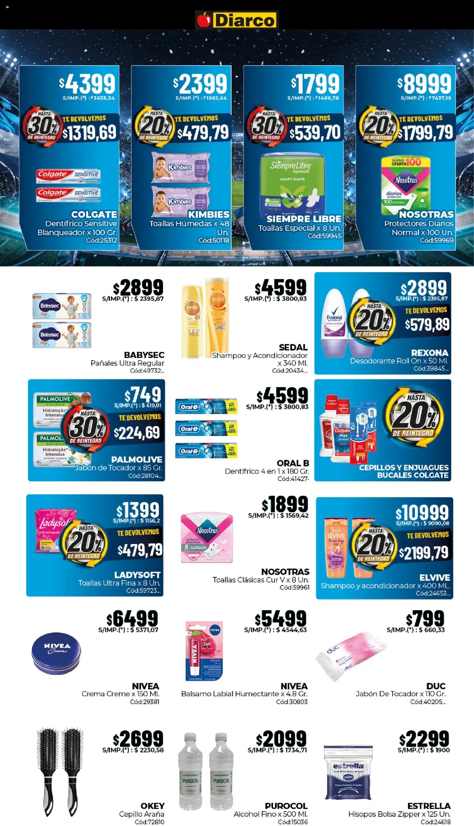 Diarco - Ofertas Pueblo Interior │ válido desde el 01.06.2026 | Página: 4 | Productos: Cepillo, Jabón, Bálsamo, Té