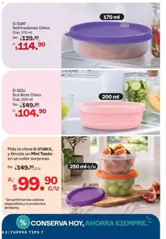 Vista previa de Tupperware catálogo, nuevo folleto de la tienda, válido en México a partir del 15.06.2026 | Página: 42 | Productos: Tupper