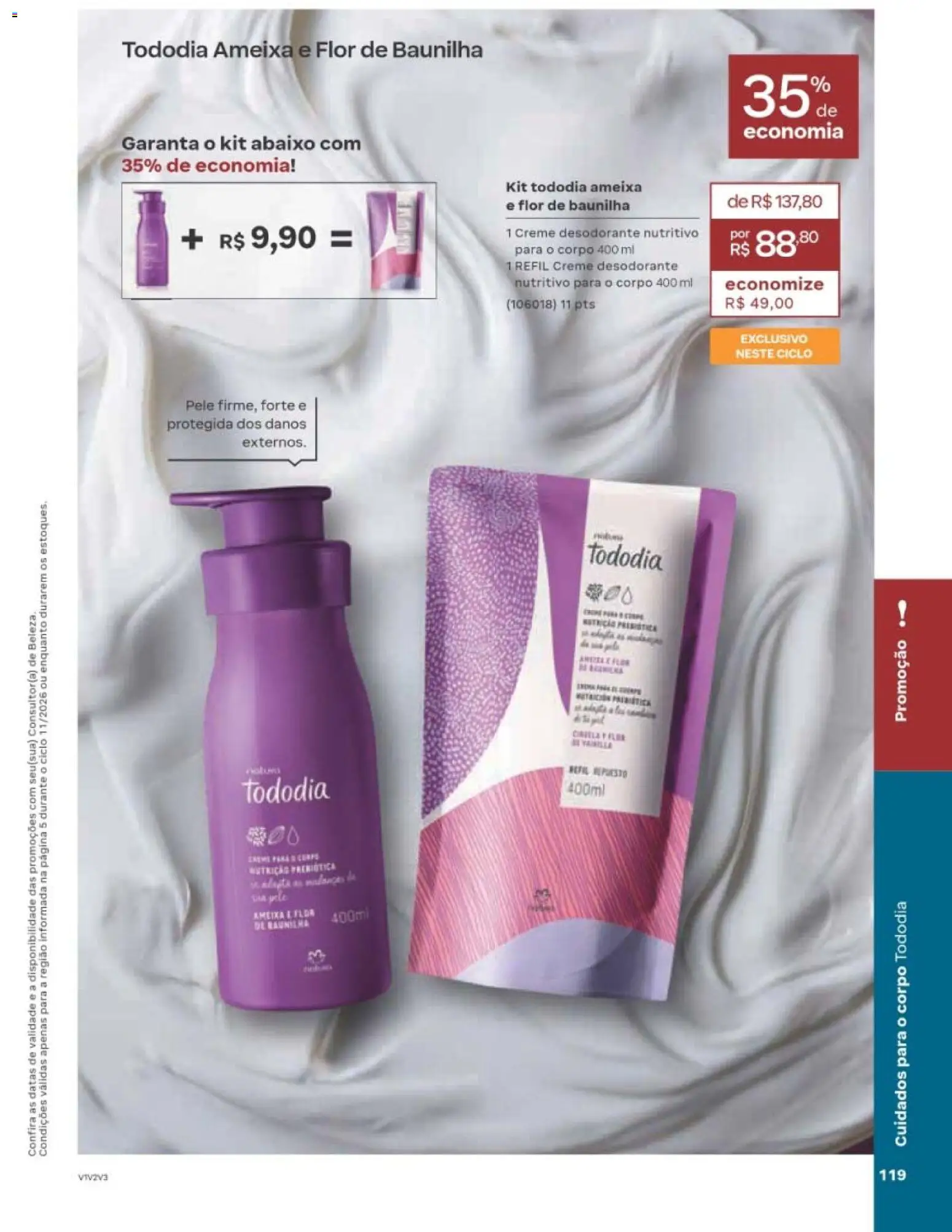 Natura Folheto - válido de 29/06/2026 | Página: 119 | Produtos: Desodorante, Creme, Ameixa