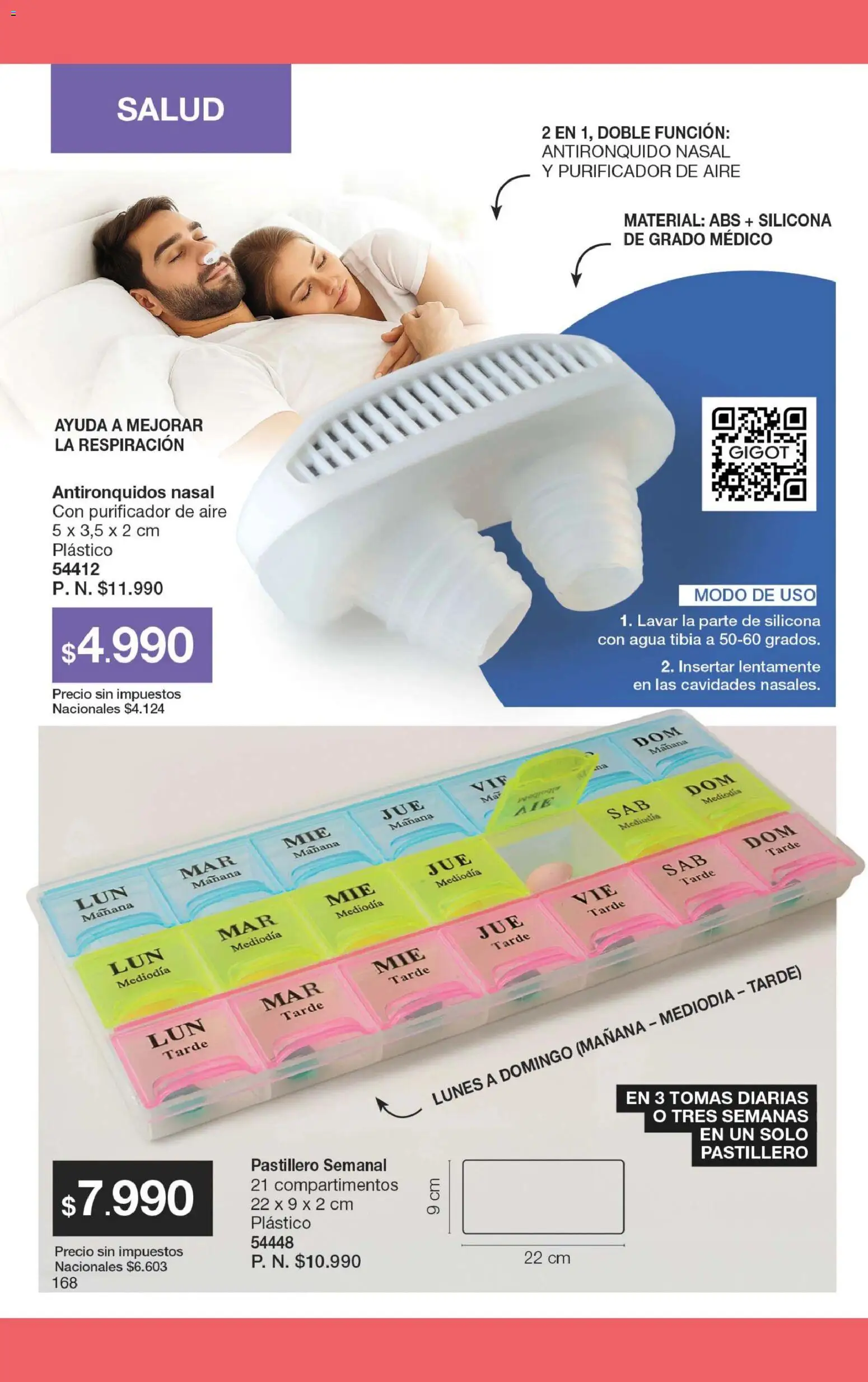 Gigot - CAMPAÑA 10 │ válido desde el 18.06.2026 | Página: 176 | Productos: Purificador de aire, Pastillero, Agua, Purificador