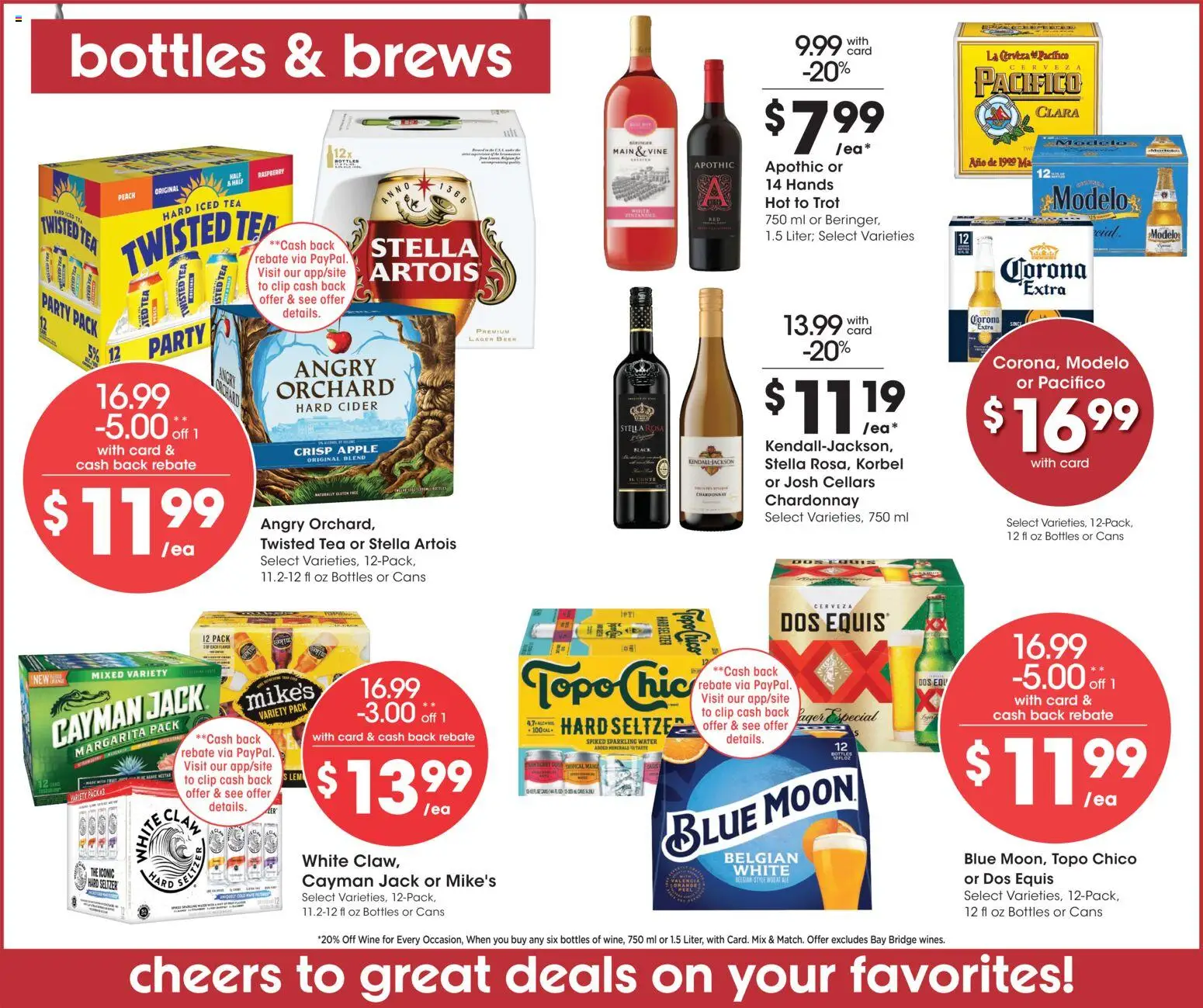 Smith's Weekly Ad - valid from 09/23/2026 | Page: 11 | Products: Wine, Tea, Water, Peach
