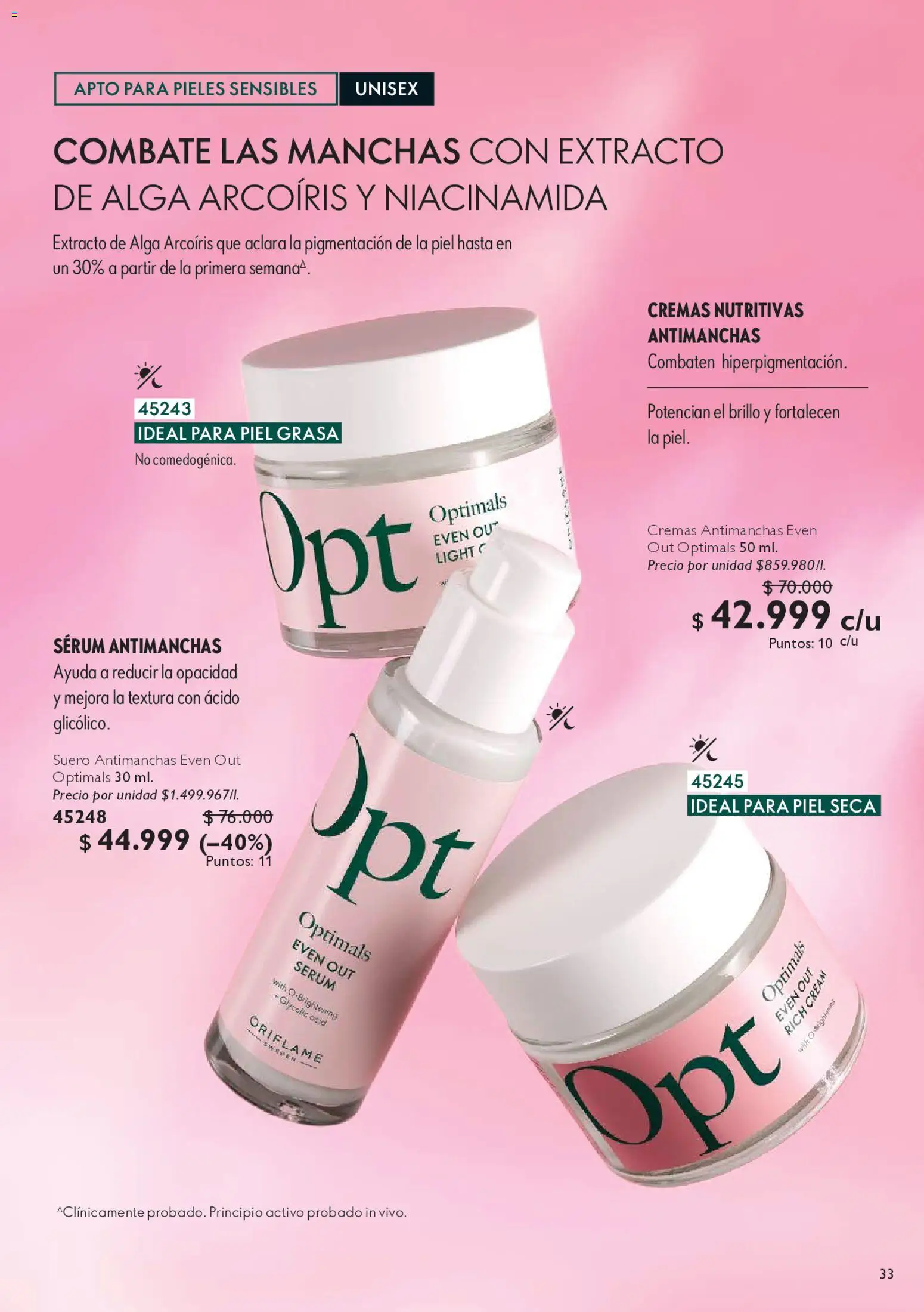 Oriflame revista - valida desde el 09.05.2026 | Página: 35 | Productos: Serum, Brillo