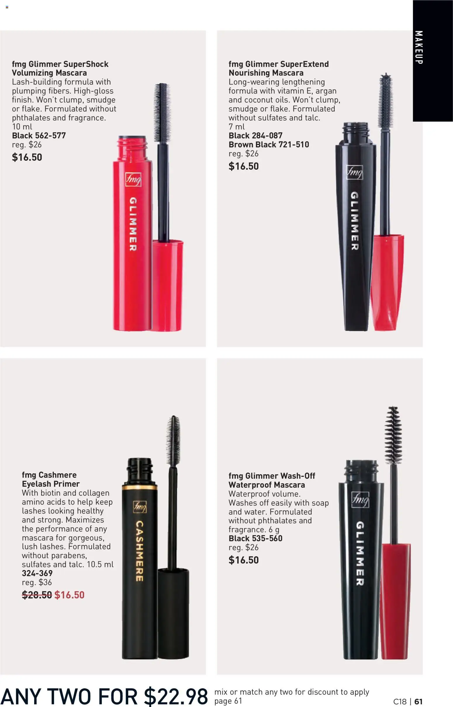 Avon flyer valid from Aug 27, 2026 | Page: 61 | Products: Coconut, Mascara, Soap