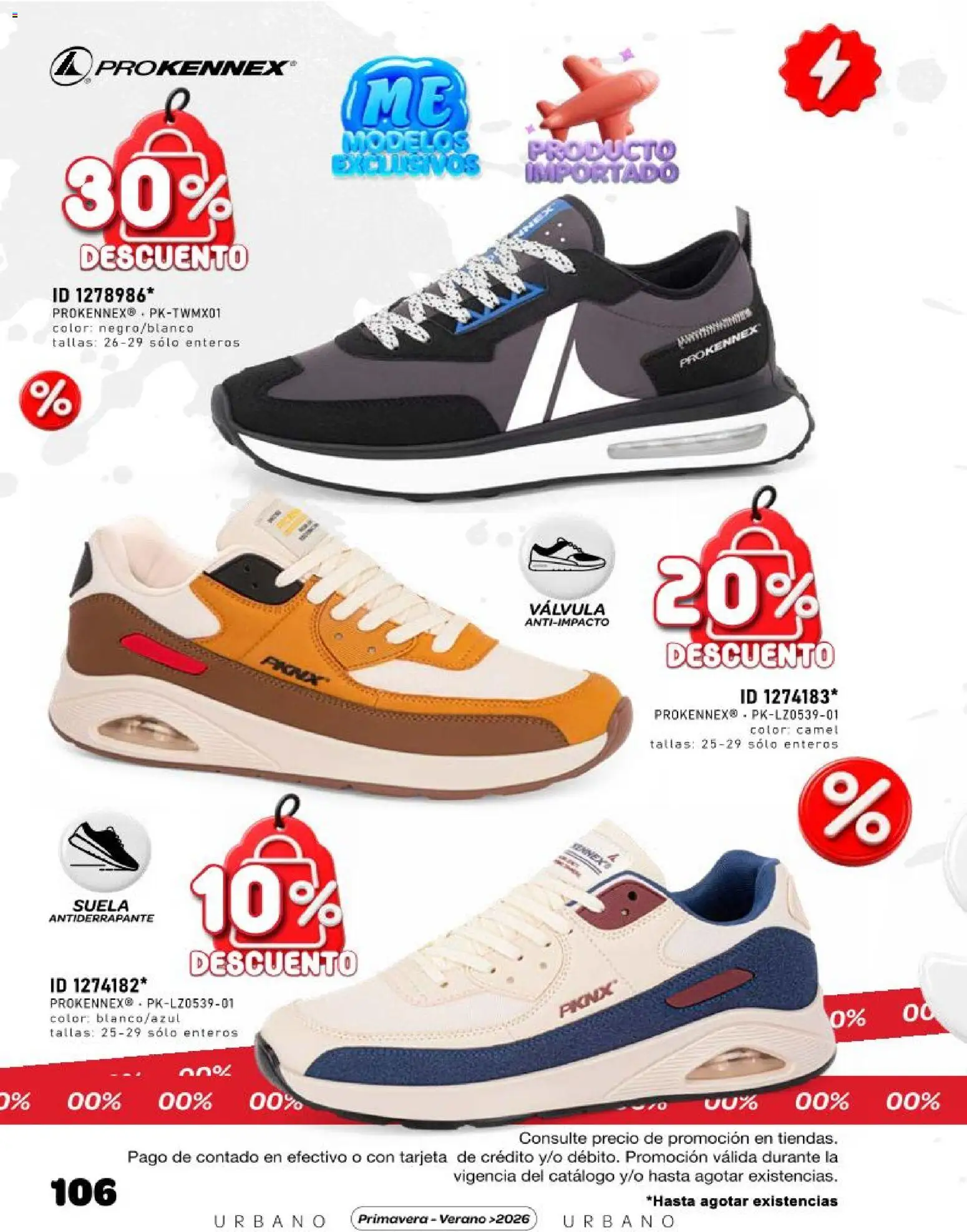 Nuevas ofertas de Price Shoes válidas en toda la República Mexicana desde el 03/07/2026. ¡Encuentra las mejores ofertas en Price Shoes catálogo Oportunidades Urbano! | Página: 106 | Productos: Válvula
