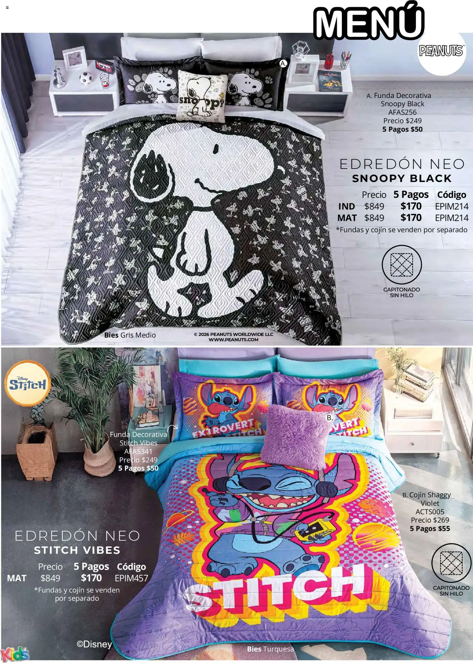 Nuevas ofertas de Colchas Concord válidas en toda la República Mexicana desde el 01/08/2026. ¡Encuentra las mejores ofertas en Colchas Concord catálogo Colección Infantil! | Página: 8 | Productos: Funda