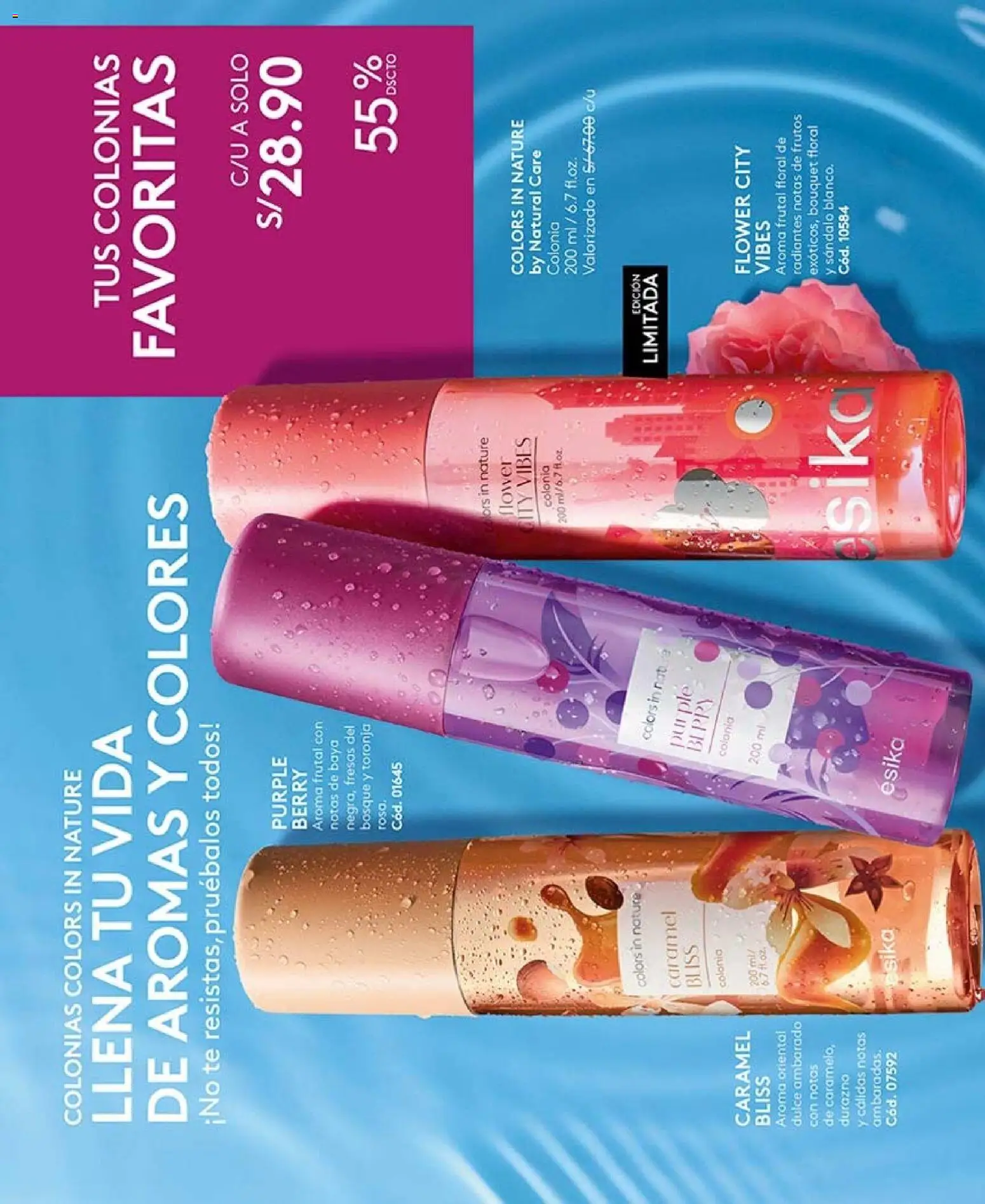 Catálogo Ésika válido desde 11/07/2026 | Página: 24 | Productos: Toronja, Té, Fresas