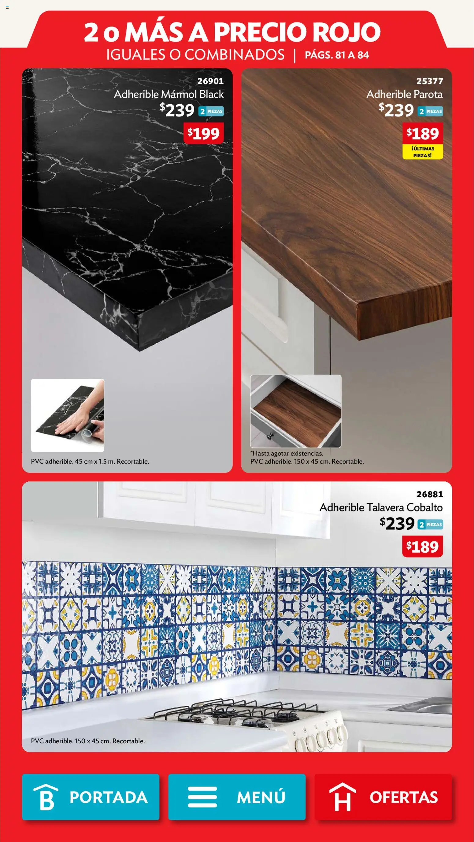 Nuevas ofertas de Betterware válidas en toda la República Mexicana desde el 03/08/2026. ¡Encuentra las mejores ofertas en Betterware campaña 8 2026! | Página: 84