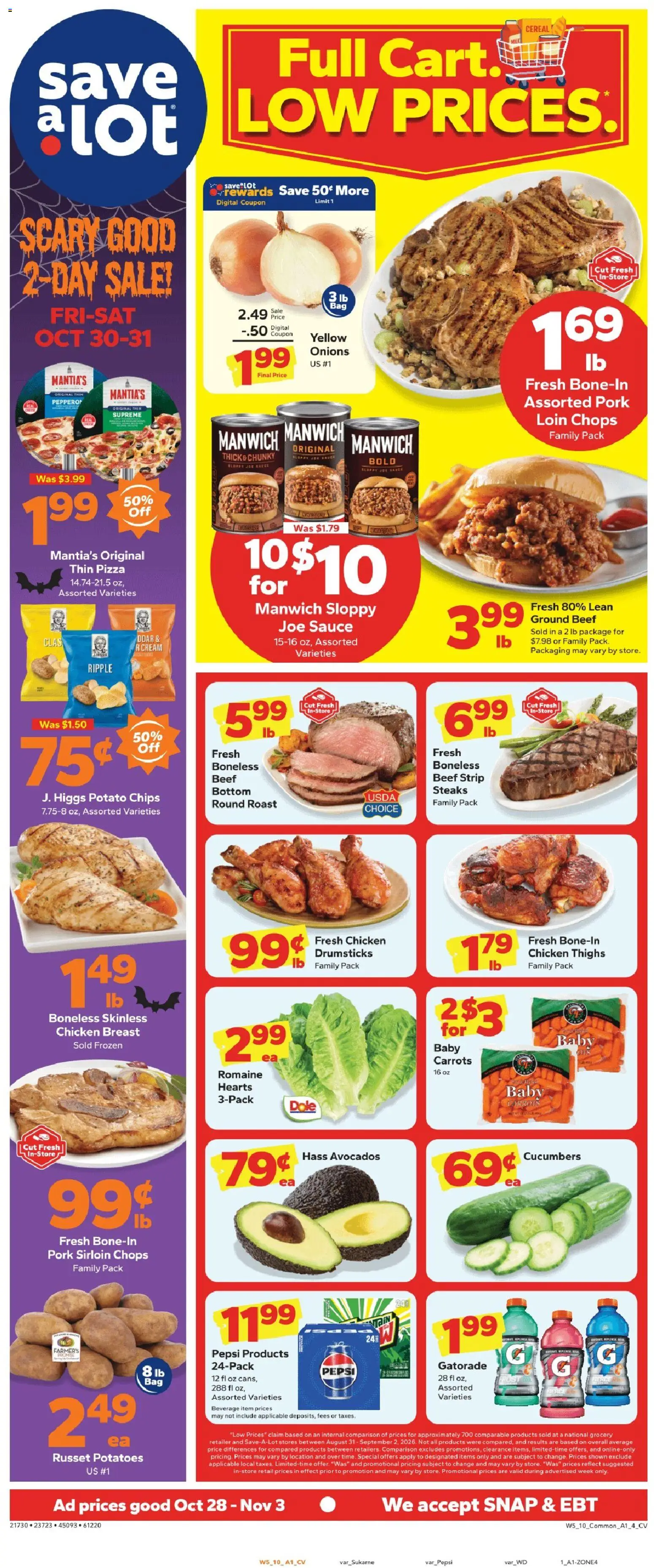 Save a Lot Weekly Ad - valid from 10/28/2026 | Page: 1