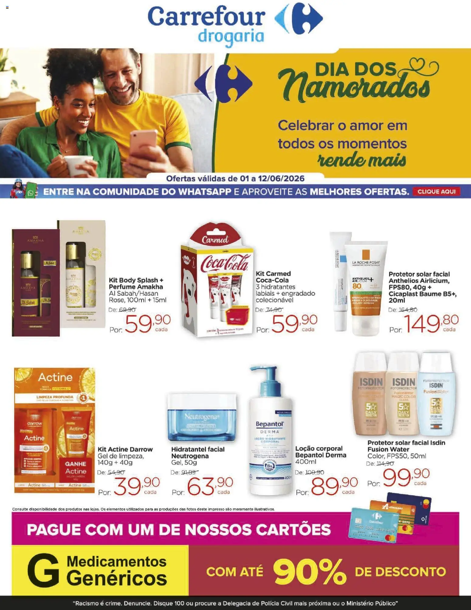 Carrefour Folheto - válido de 01.06.2026 | Página: 1 | Produtos: Perfume, Protetor solar, Hidratante corporal, Body