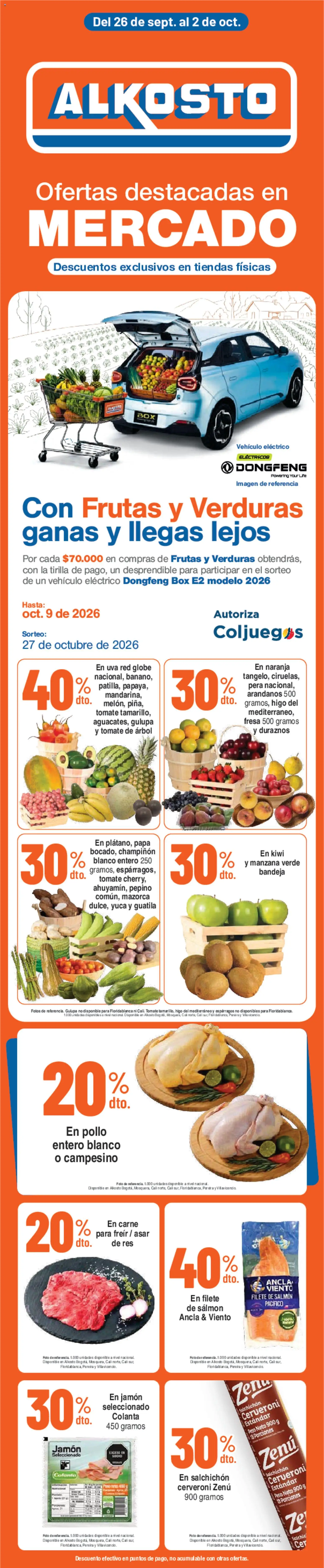 Alkosto catálogo Sábado 26 de Septiembre Ofertas Top