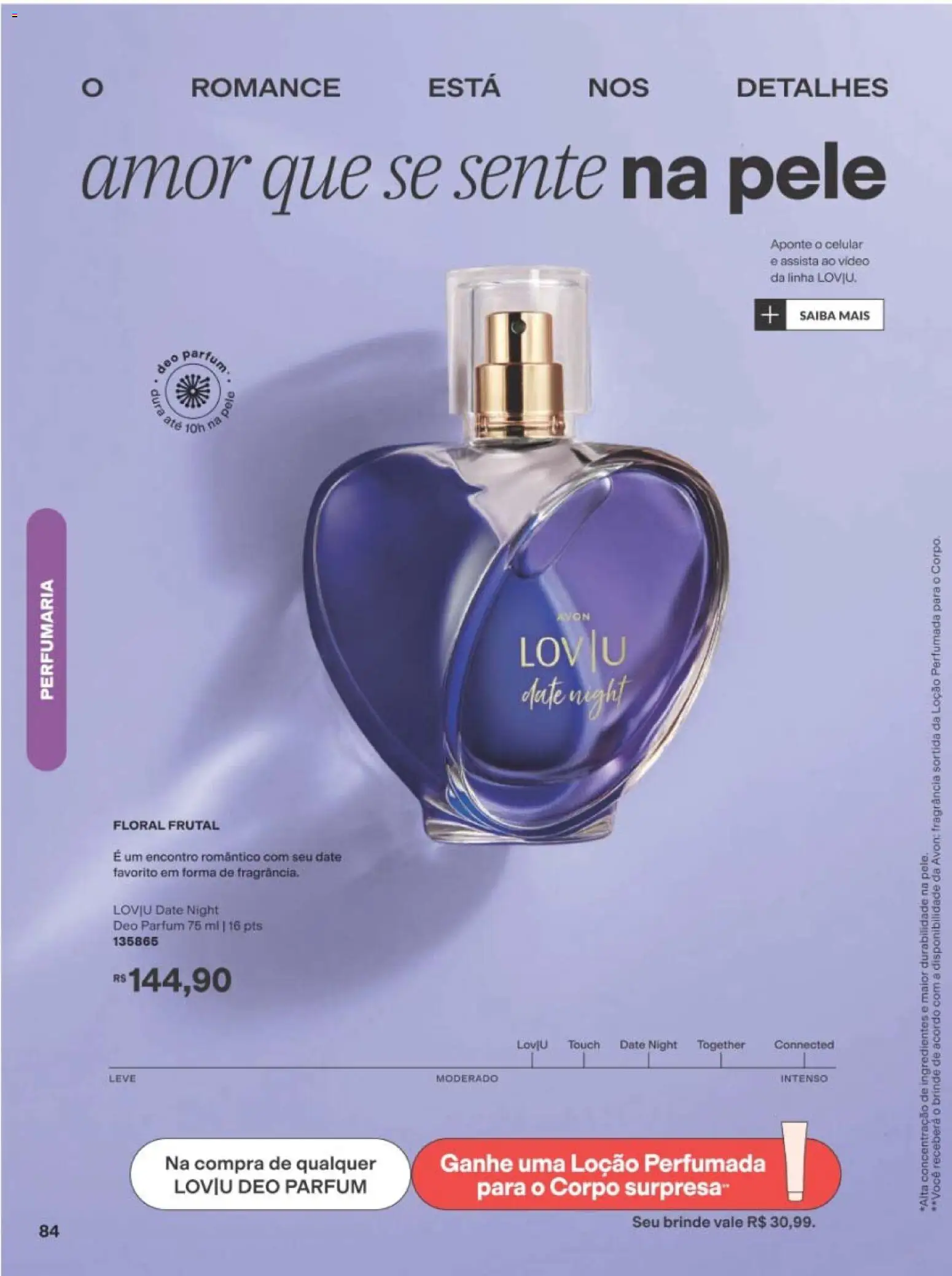 Avon Folheto - válido de 19/07/2026 | Página: 84 | Produtos: Celular, Fragrância, Vídeo