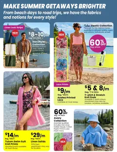 Preview of Fabricland weekly flyer / circulaire from shop Fabricland valid from 01.06.2026 | Page: 6 | Products: Tshirt, Suit