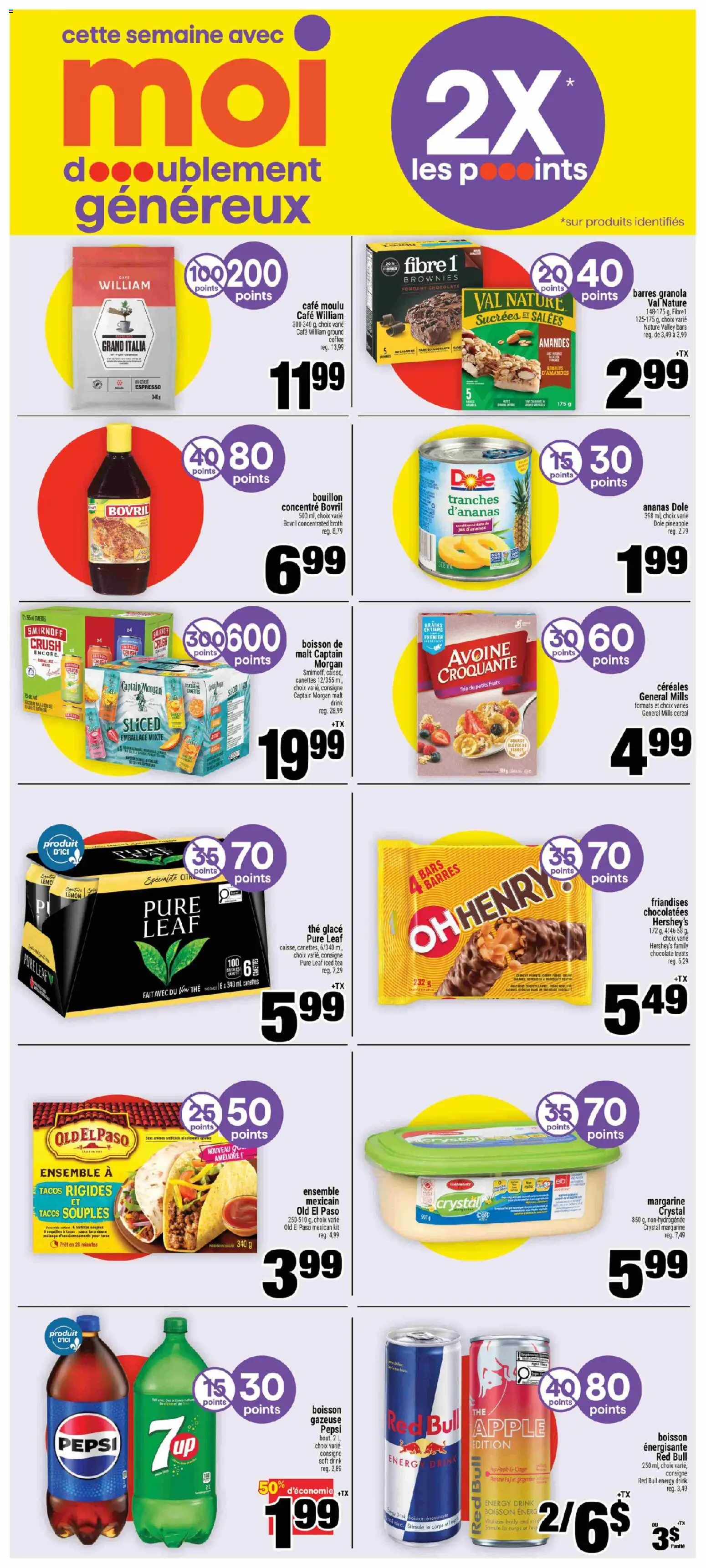 Super C flyer valid from Oct 1, 2026 | Page: 15 | Products: Iced tea, Brownies, Broth, Energy drink
