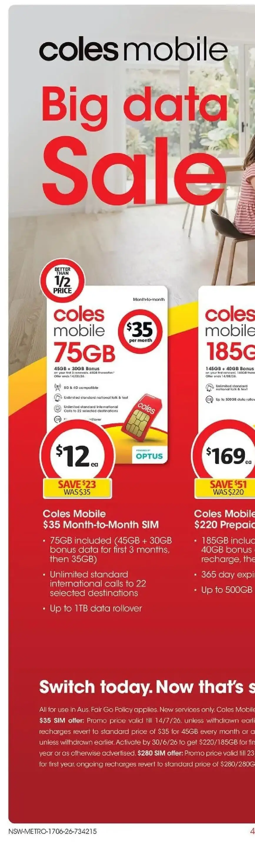 Coles catalogue - valid from 17.06.2026 | Page: 86 | Products: Fax, Mobile