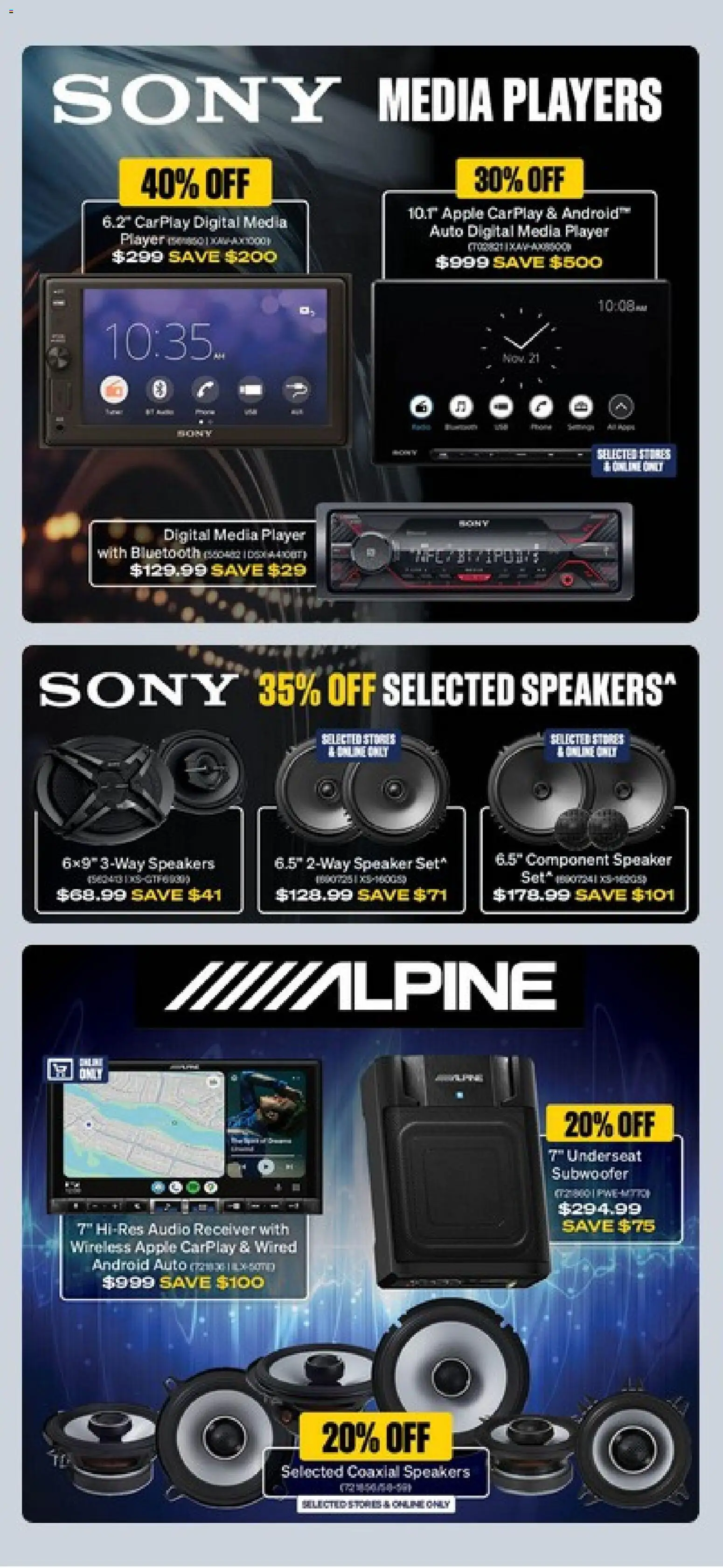 Supercheap Auto catalogue - valid from 08/09/2026 | Page: 35 | Products: Digital, Audio, Player, Speaker