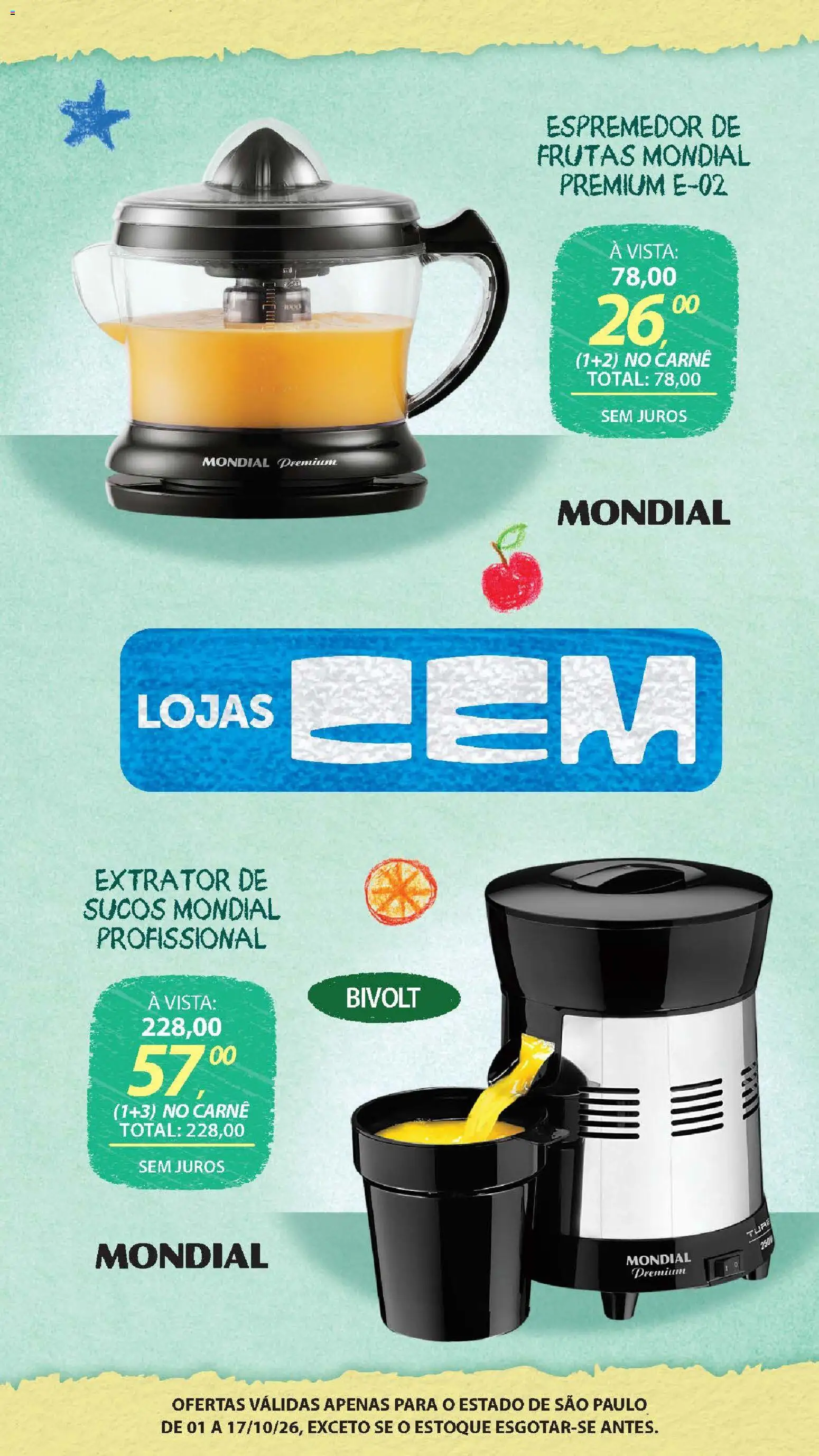 Lojas Cem Folheto - válido de 01/10/2026 | Página: 89