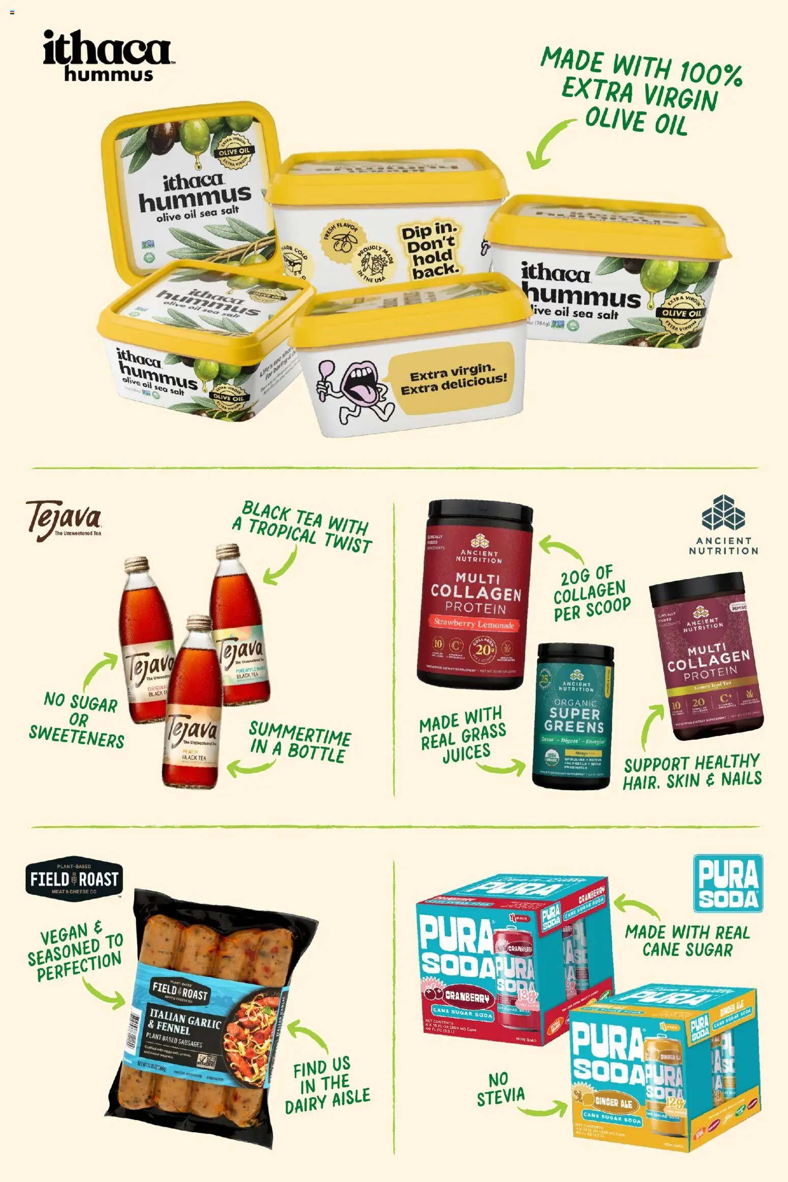 Sprouts Monthly Ad - valid from 06/24/2026 | Page: 5 | Products: Ginger, Tea, Lemon, Greens