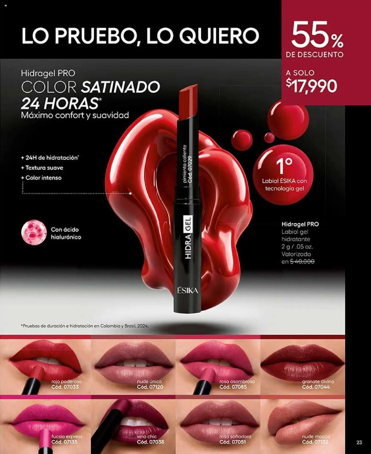 Ésika revista - valida desde el 07/09/2026 | Página: 25 | Productos: Pimienta, Vino