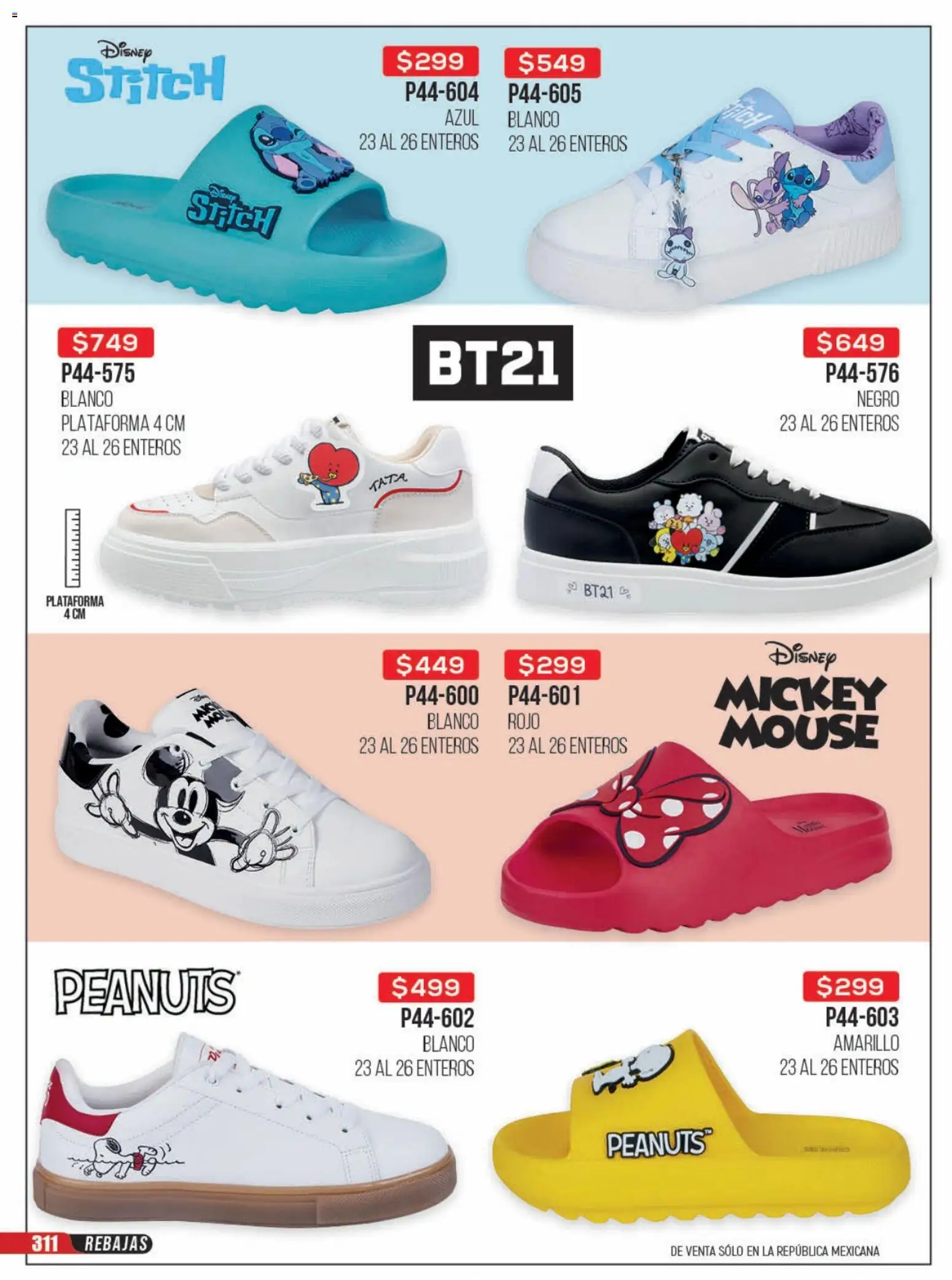 Nuevas ofertas de Cklass válidas en toda la República Mexicana desde el 23/06/2026. ¡Encuentra las mejores ofertas en Cklass catálogo Rebajas sobre rebajas calzado! | Página: 312 | Productos: Mouse