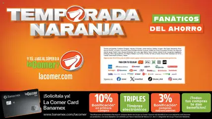 Vista previa de La Comer folleto, nuevo folleto de la tienda, válido en México a partir del 10.06.2026 | Página: 35 | Productos: Monedero, Banco, Té, Satélite