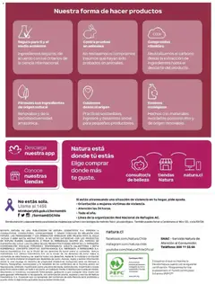 Natura catálogo válido desde el 15.09.2026 | Página: 194 | Productos: Sobre, Té, Ingredientes, Teléfono
