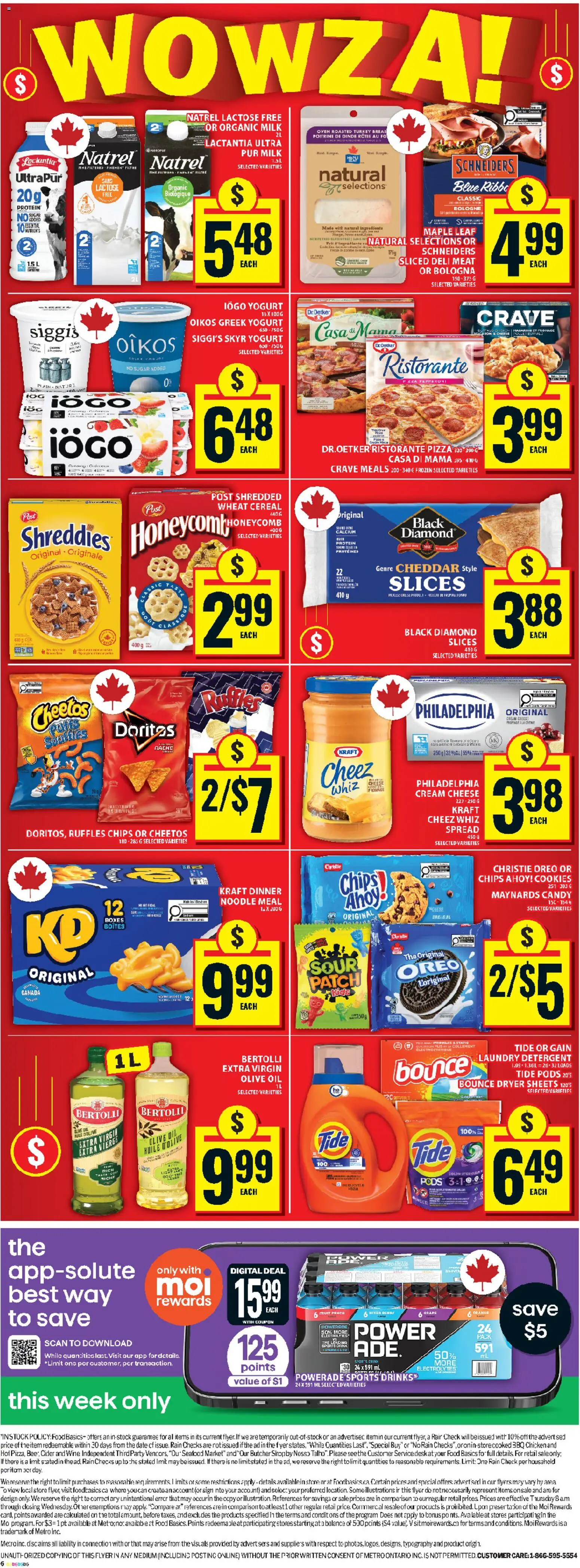 Food Basics flyer valid from 11.06.2026 | Page: 4 | Products: Oven, Detergent, Milk, Cheese