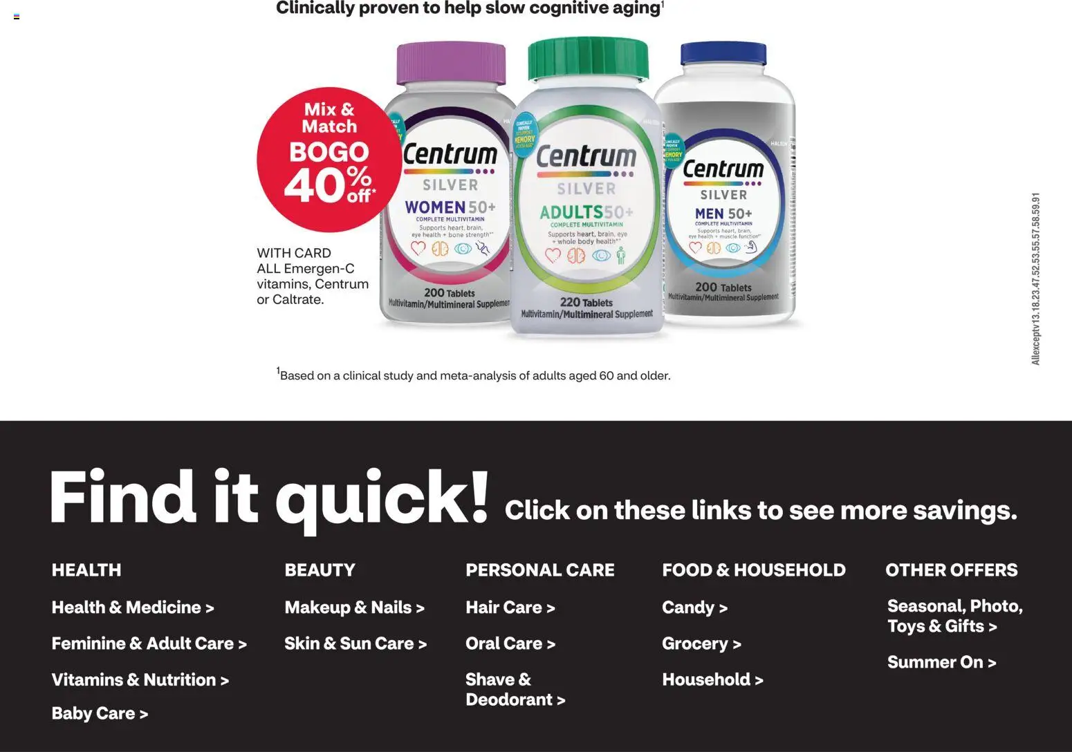 CVS Pharmacy Weekly Ad - NJ - valid from 14.06.2026 | Page: 5 | Products: Multivitamin, Deodorant