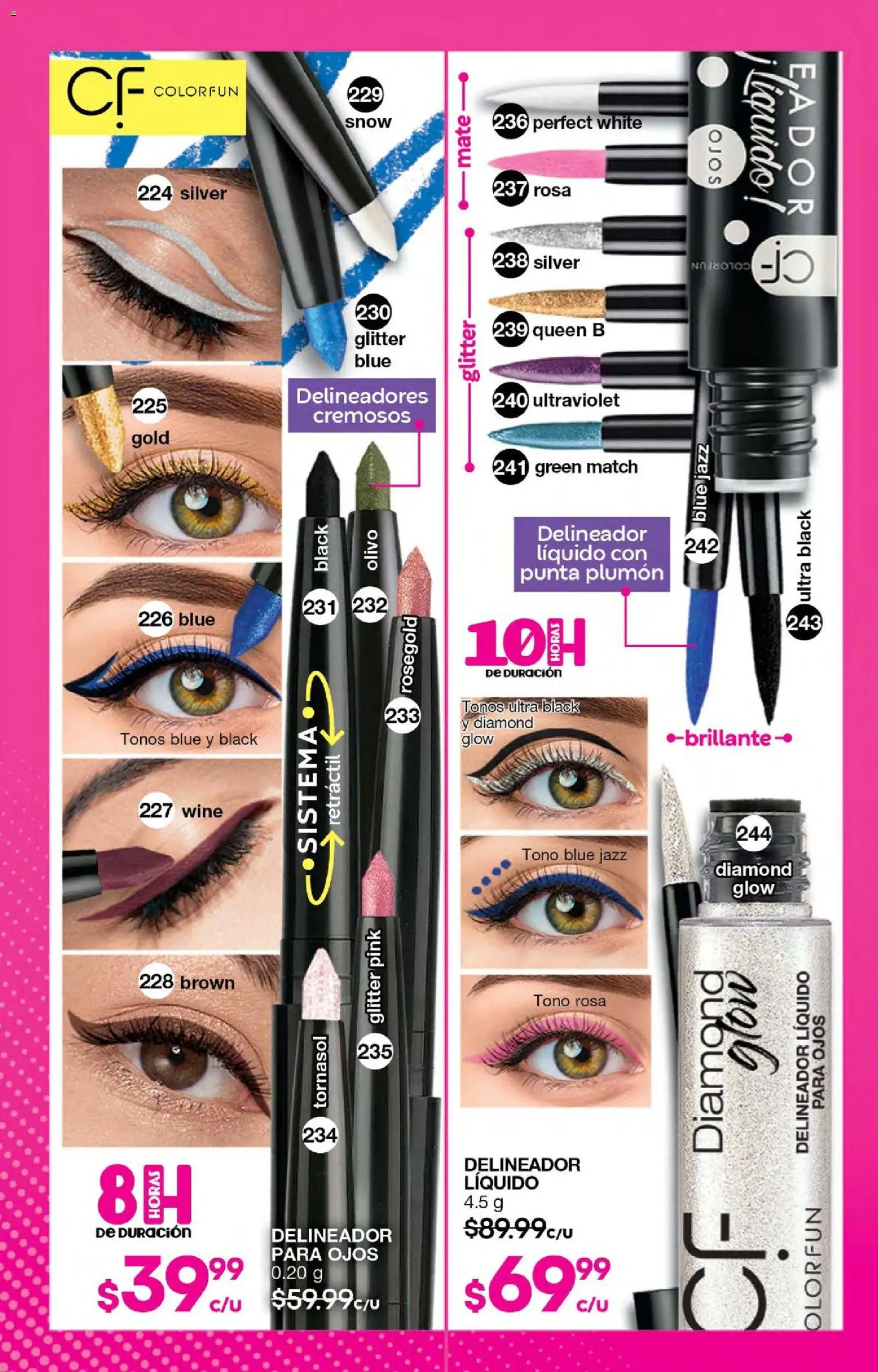 Nuevas ofertas de Fuller válidas en toda la República Mexicana desde el 24.06.2026. ¡Encuentra las mejores ofertas en Fuller campaña 6 2026! | Página: 45 | Productos: Glitter, Mate, Delineador