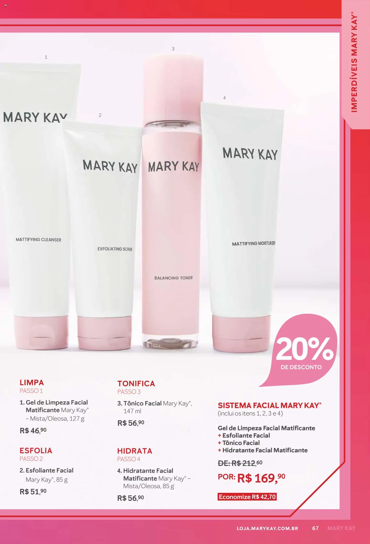 Mary Kay Folheto - válido de 01.01.2026 | Página: 67 | Produtos: Tônico, Gel de limpeza, Toner