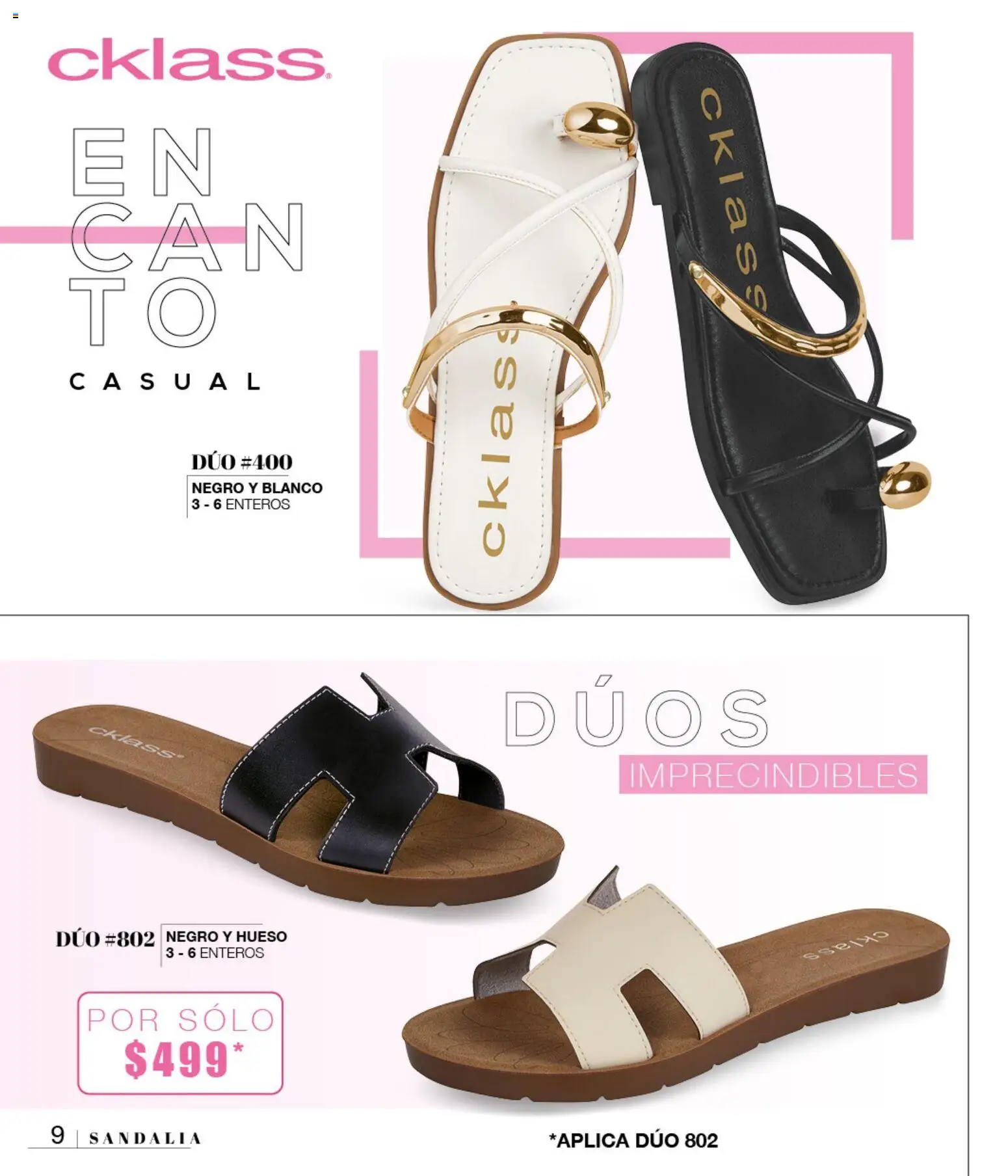 Nuevas ofertas de Cklass válidas en toda la República Mexicana desde el 08/07/2026. ¡Encuentra las mejores ofertas en Cklass catálogo Sandalias! | Página: 10