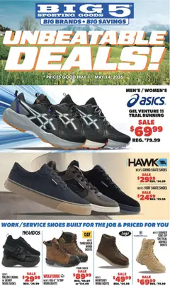 Preview of Big 5 Sporting Goods weekly ads valid from 01.05.2026