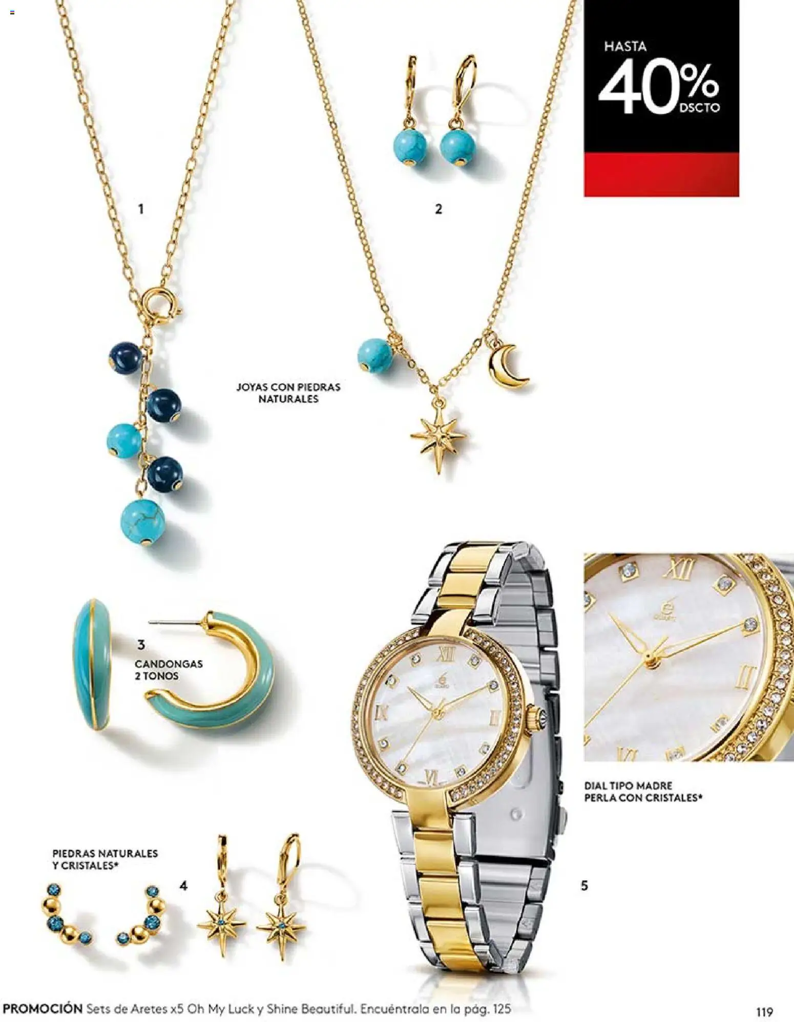 Ésika revista - valida desde el 24.04.2026 | Página: 119 | Productos: Aretes