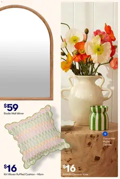 Preview of Big W Catalogue - New Season: Spring / Summer - valid from 24/08/2026 | Page: 45 | Products: Cushion, Mirror, Cucumber, Candle
