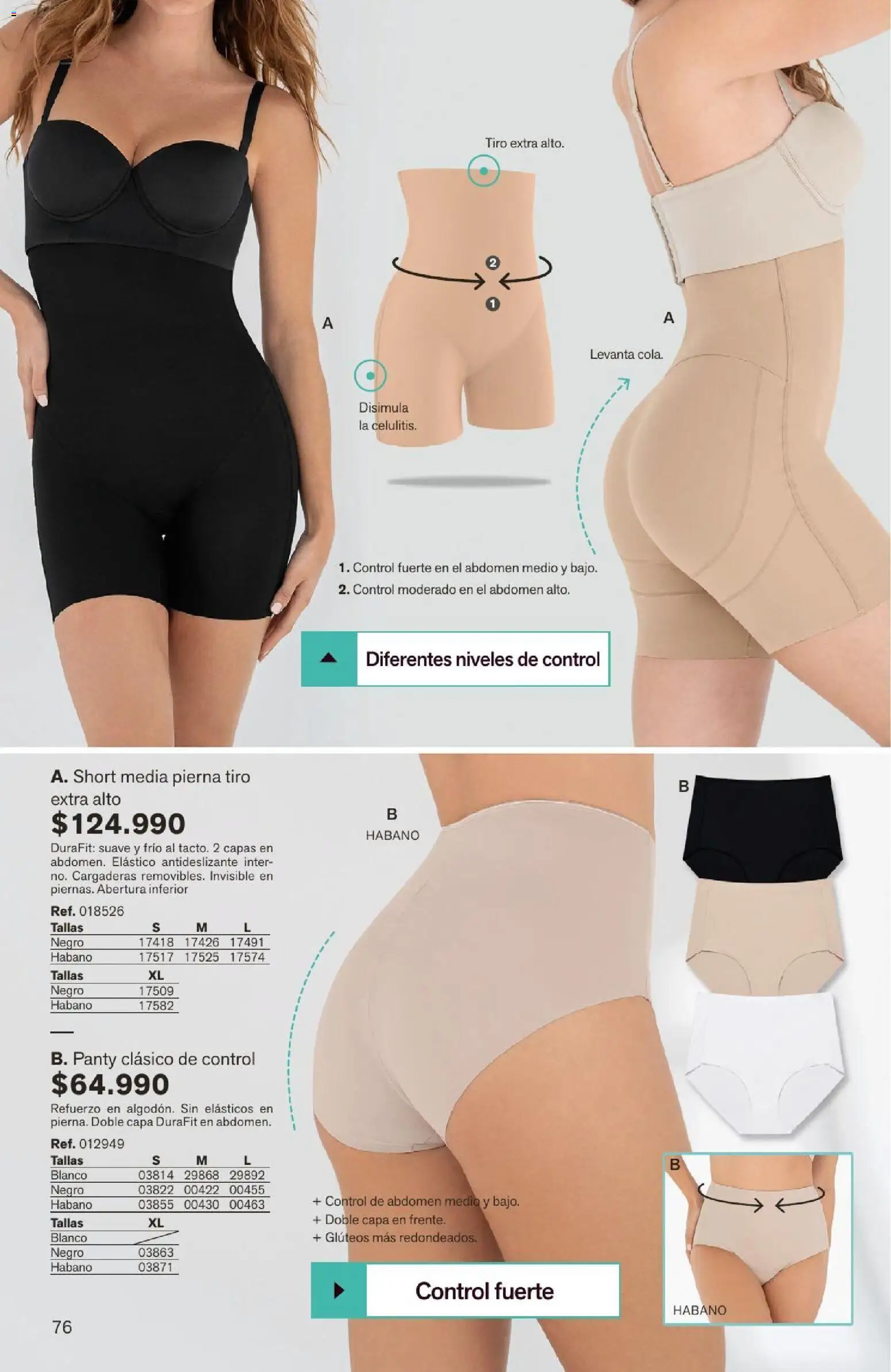 Leonisa revista - valida desde el 04/08/2026 | Página: 76 | Productos: Pierna, Short