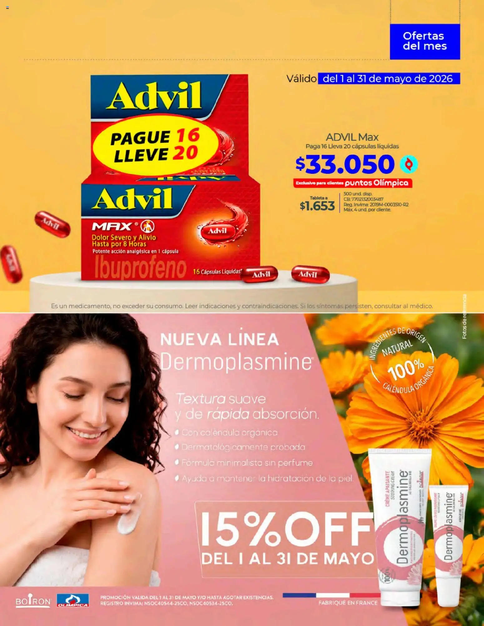 Olímpica revista - valida desde el 01.05.2026 | Página: 15 | Productos: Tableta, Perfume