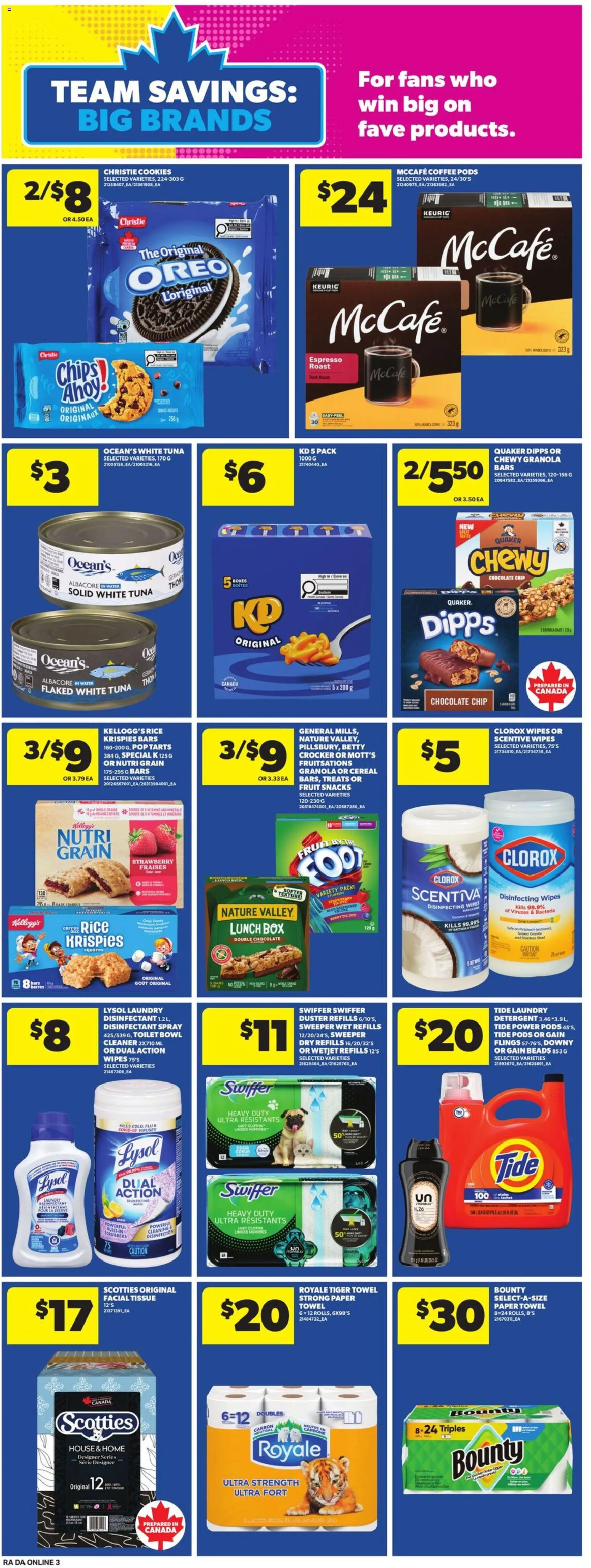Atlantic Superstore flyer valid from Jul 9, 2026 | Page: 9 | Products: Rice, Chips, Detergent, Chocolate