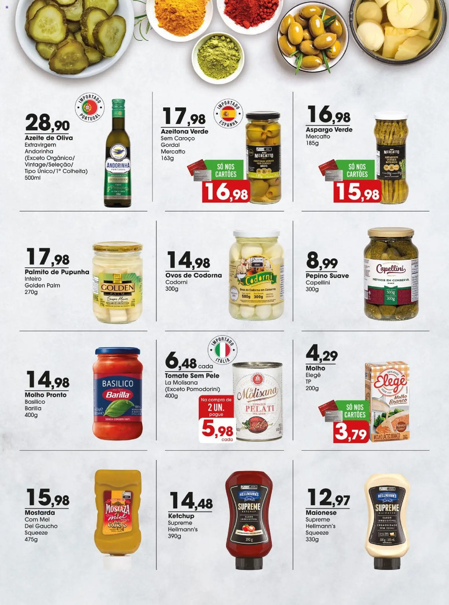 Zaffari Folheto - válido de 03.03.2026 | Página: 3 | Produtos: Mel, Pepinos, Maionese, Azeite